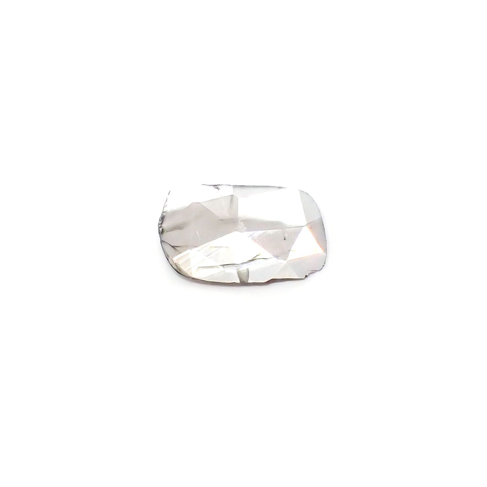 スライスダイヤモンド 南アフリカ産 原石・結晶  0.24ct[21036565]8×5mm前後