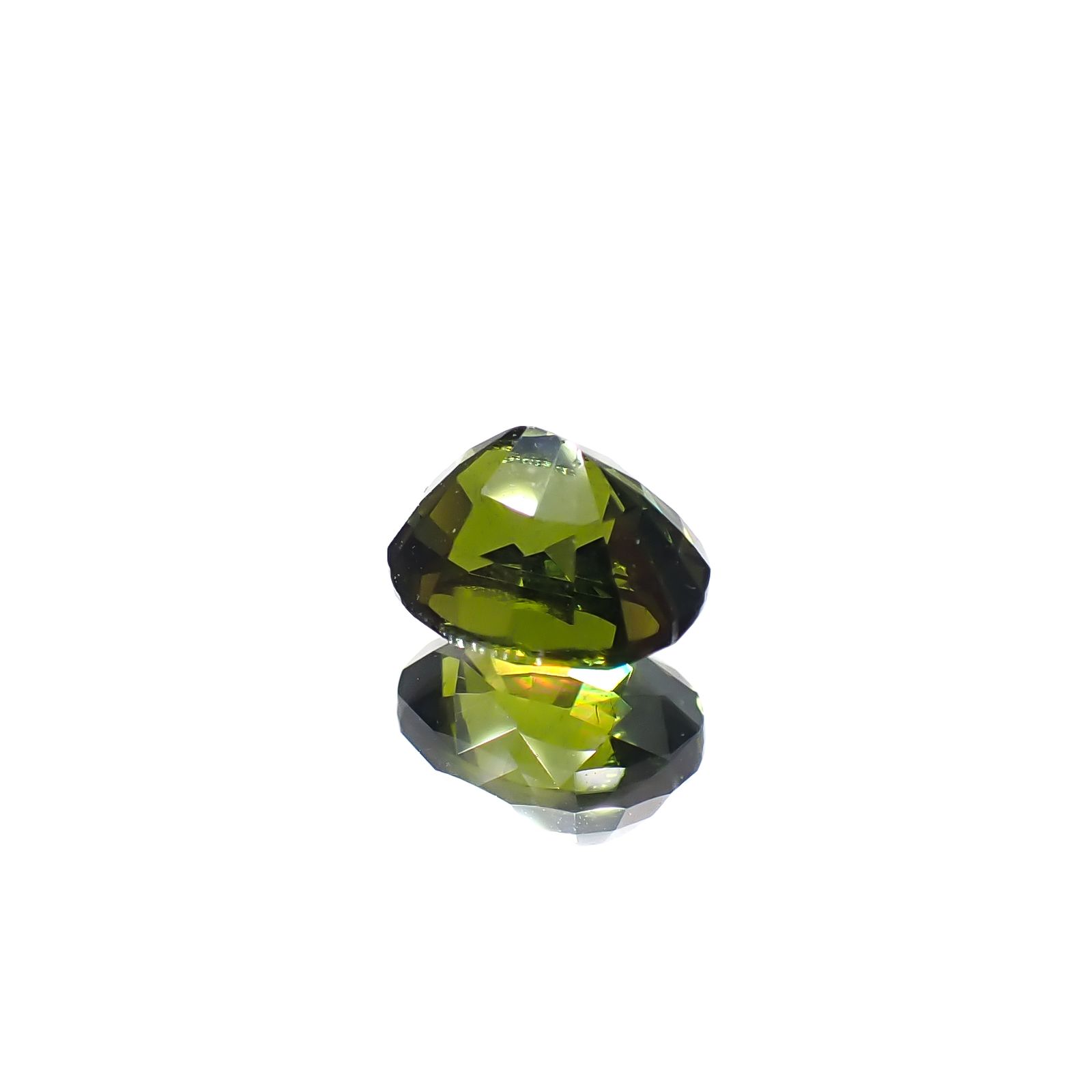 グリーンジルコン スリランカ/カンボジア産 1.56ct[240929085]6.9x5.7mm前後