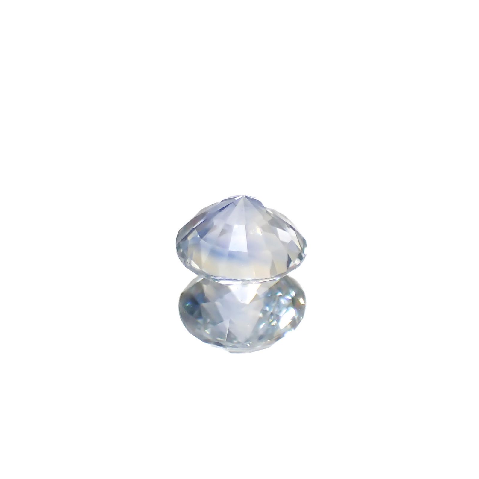 アイスブルーサファイア スリランカ/マダガスカル産 0.95ct [250329998]5.7x5.7mm前後
