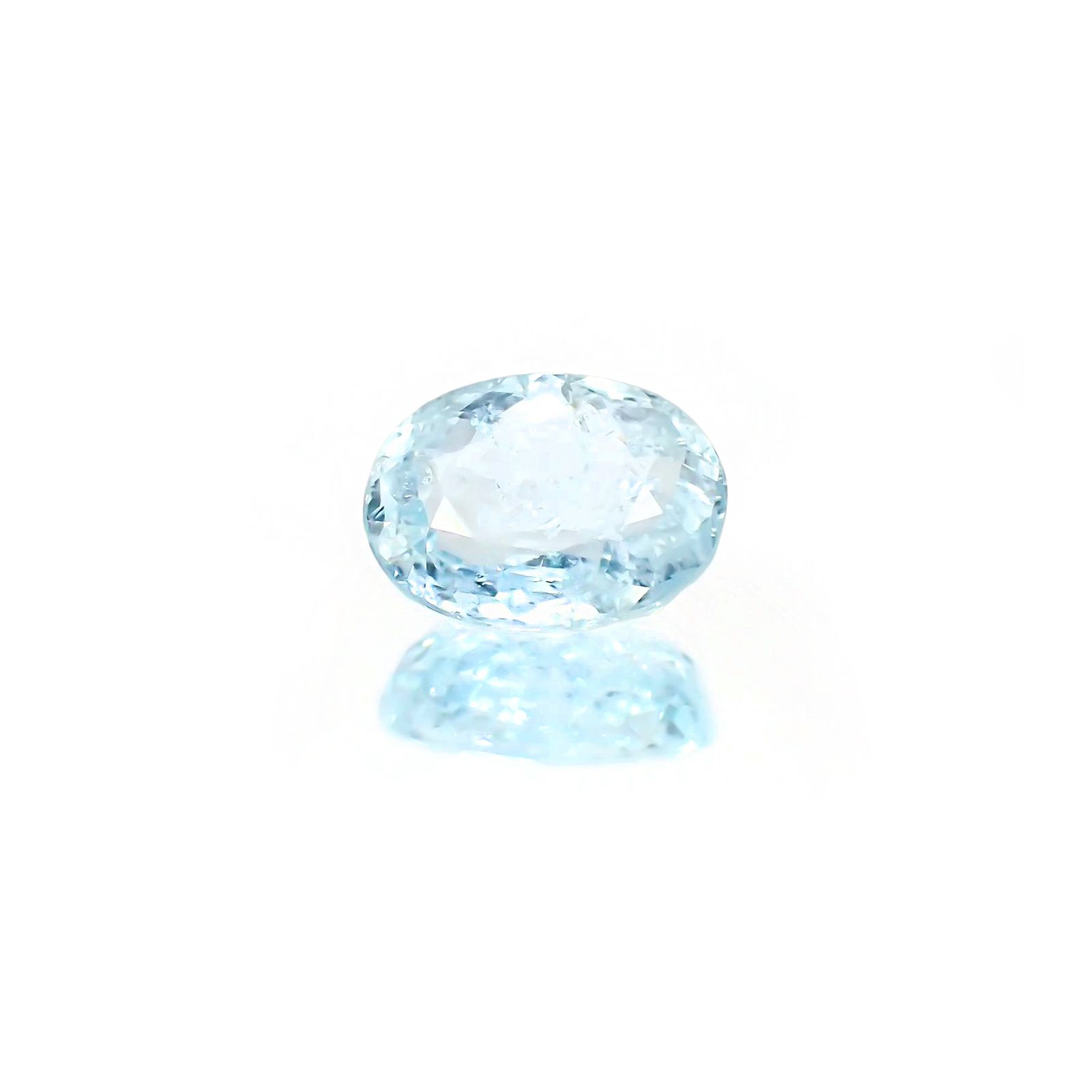 パライバトルマリン(宝石名トルマリン/別名パライバ・トルマリン) モザンビーク産 識別済 1.83ct / 8.6×6.7mm前後 [21059397]