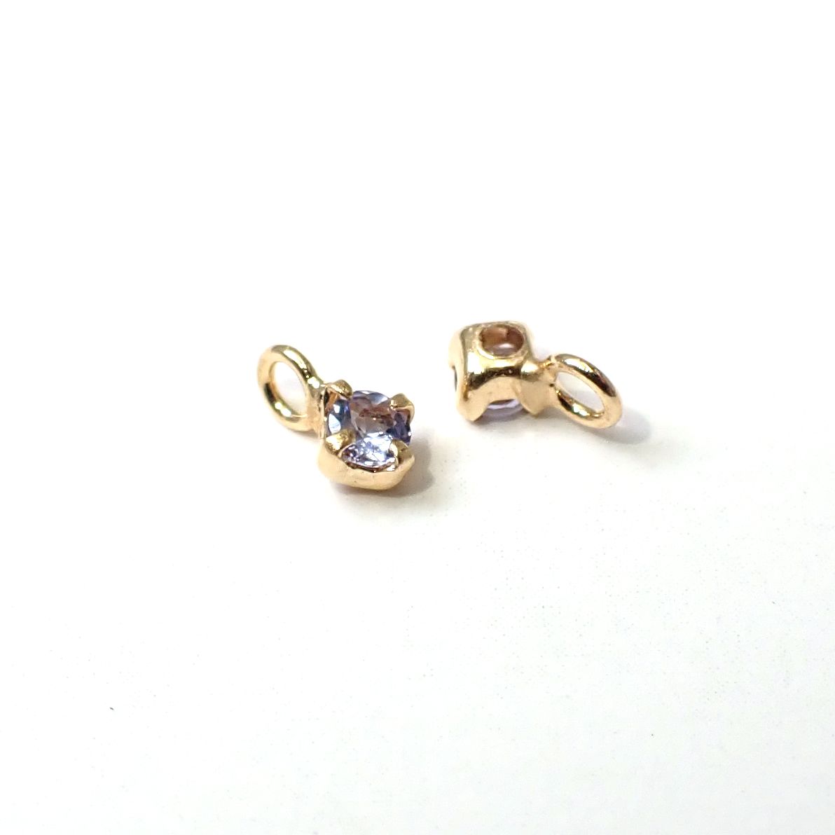 ◇K18 Petit（プティ）◇ 誕生石 | 選べる一粒石ジュエリー 2mmタイプ [チャーム/ペンダントトップ※チェーン別売り]