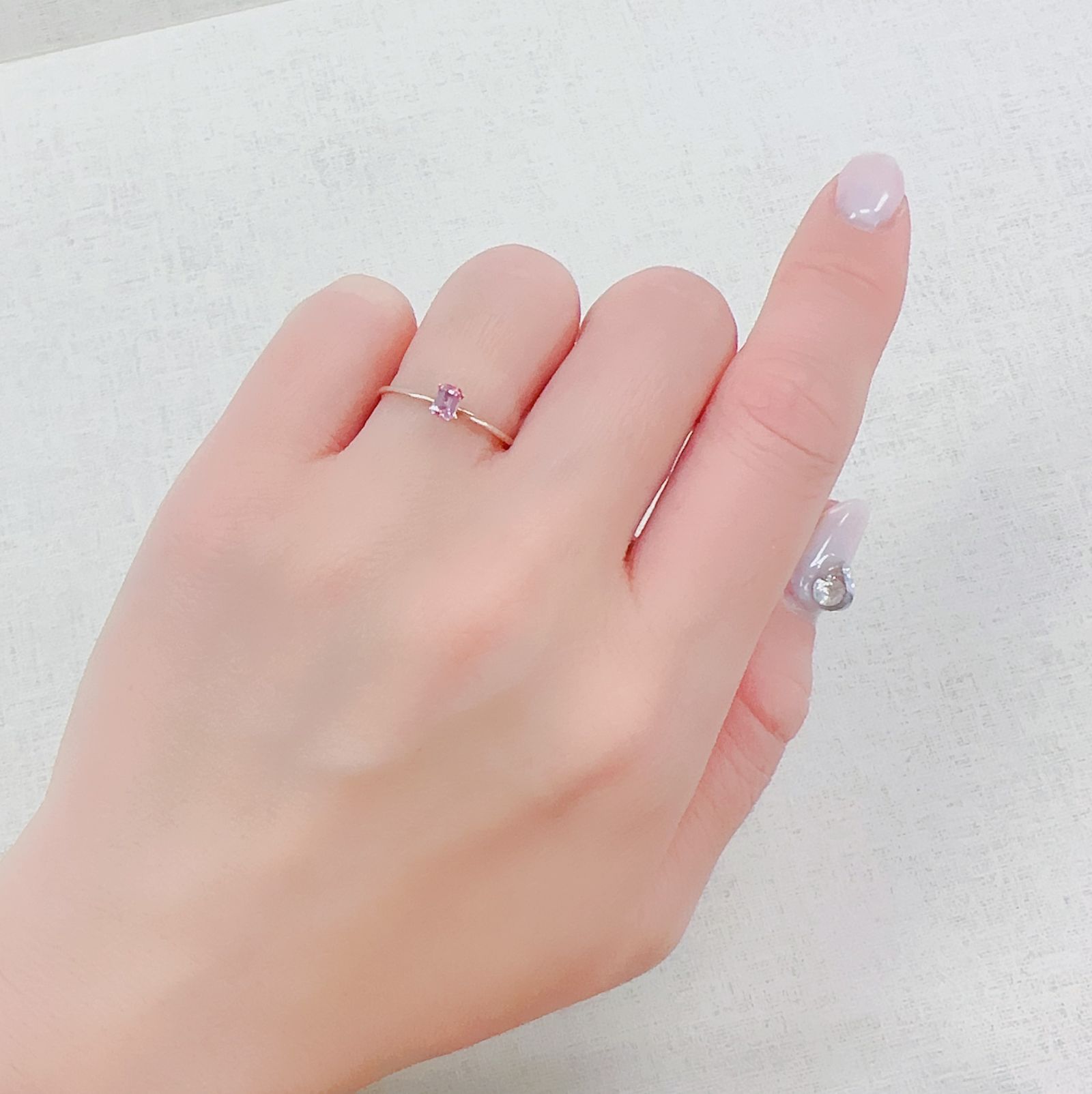 パパラチャサファイア 非加熱(宝石名サファイア/別名パパラチャ・サファイア)スリランカ産 0.237ct DGL鑑付[230421627]3.99x2.78mm前後