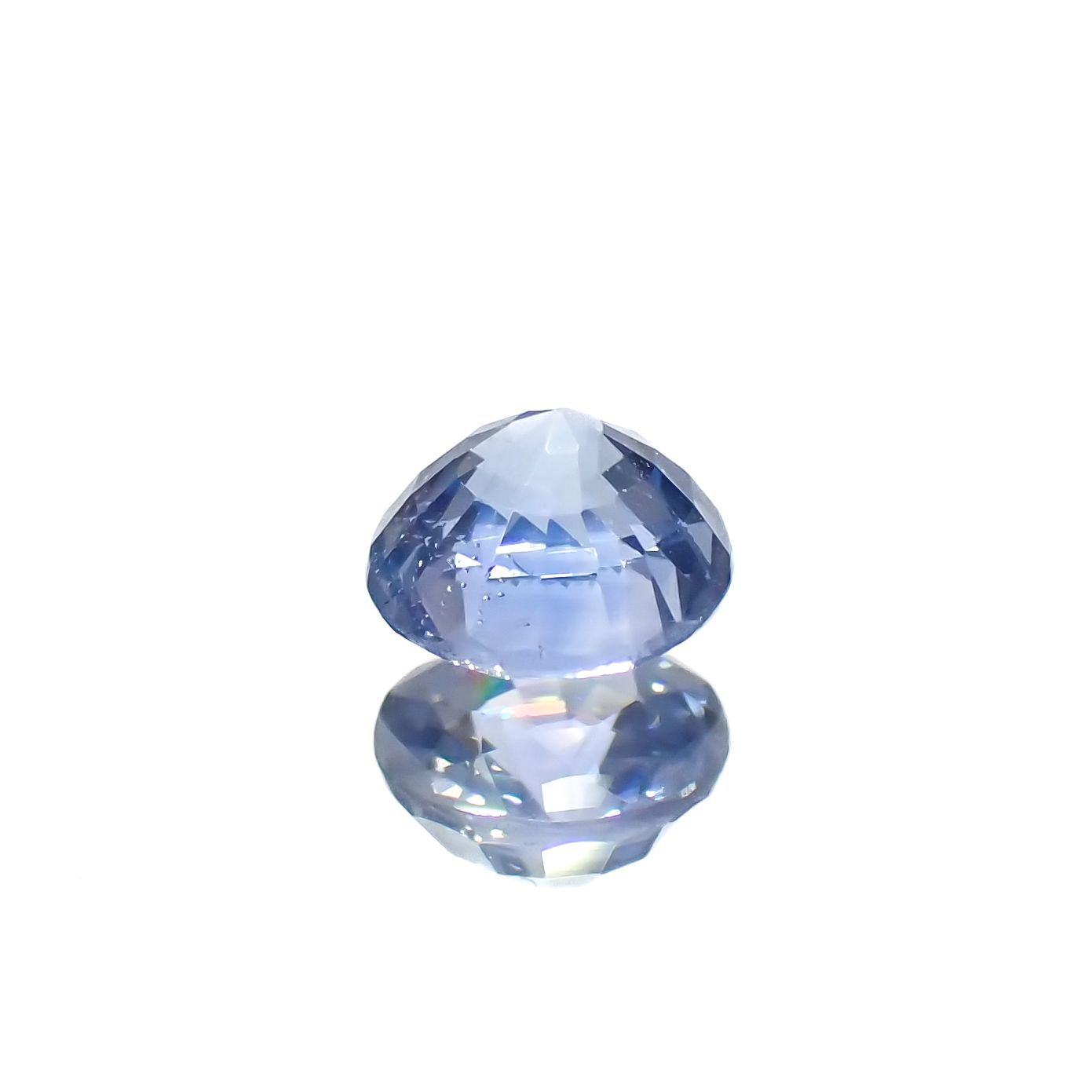 アイスブルーサファイア(宝石名サファイア)スリランカ/マダガスカル産 0.49ct 識別済[230722695]4.4x4.4mm前後