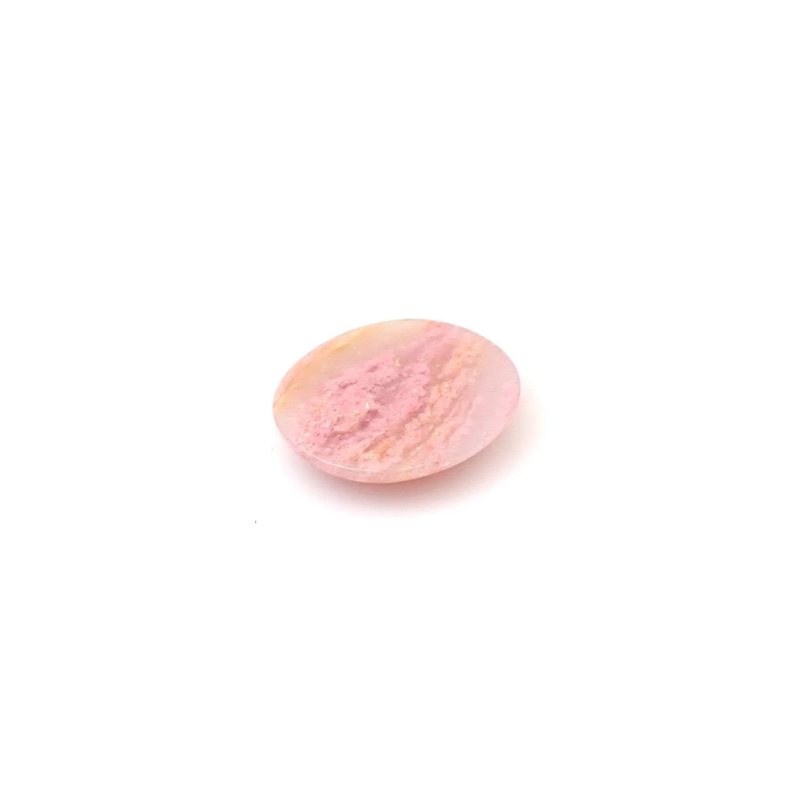 ピンクパッションクォーツ イタリア産 8.19ct [250730630]17.7x15.5mm前後