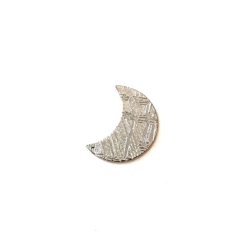 ◇カスタムカット・ムーン◇アルタイ隕石 発見地：中国 0.87ct [250330010]9.9x7.4mm前後