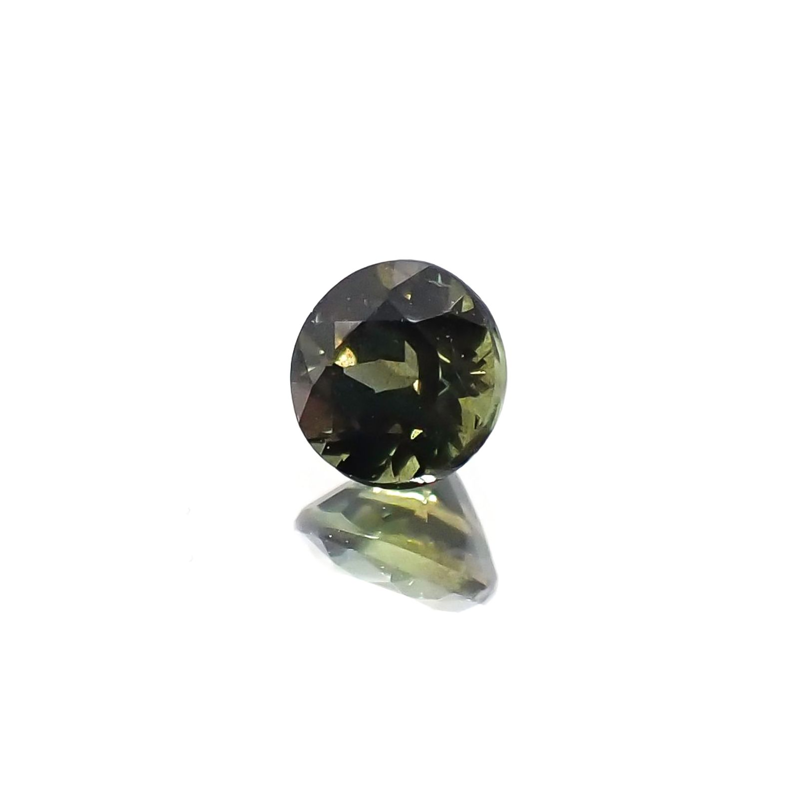 ゴールドシーンサファイア(宝石名シーン・サファイア)ケニア産 識別済 0.37ct / 4x4mm前後 [220717174]