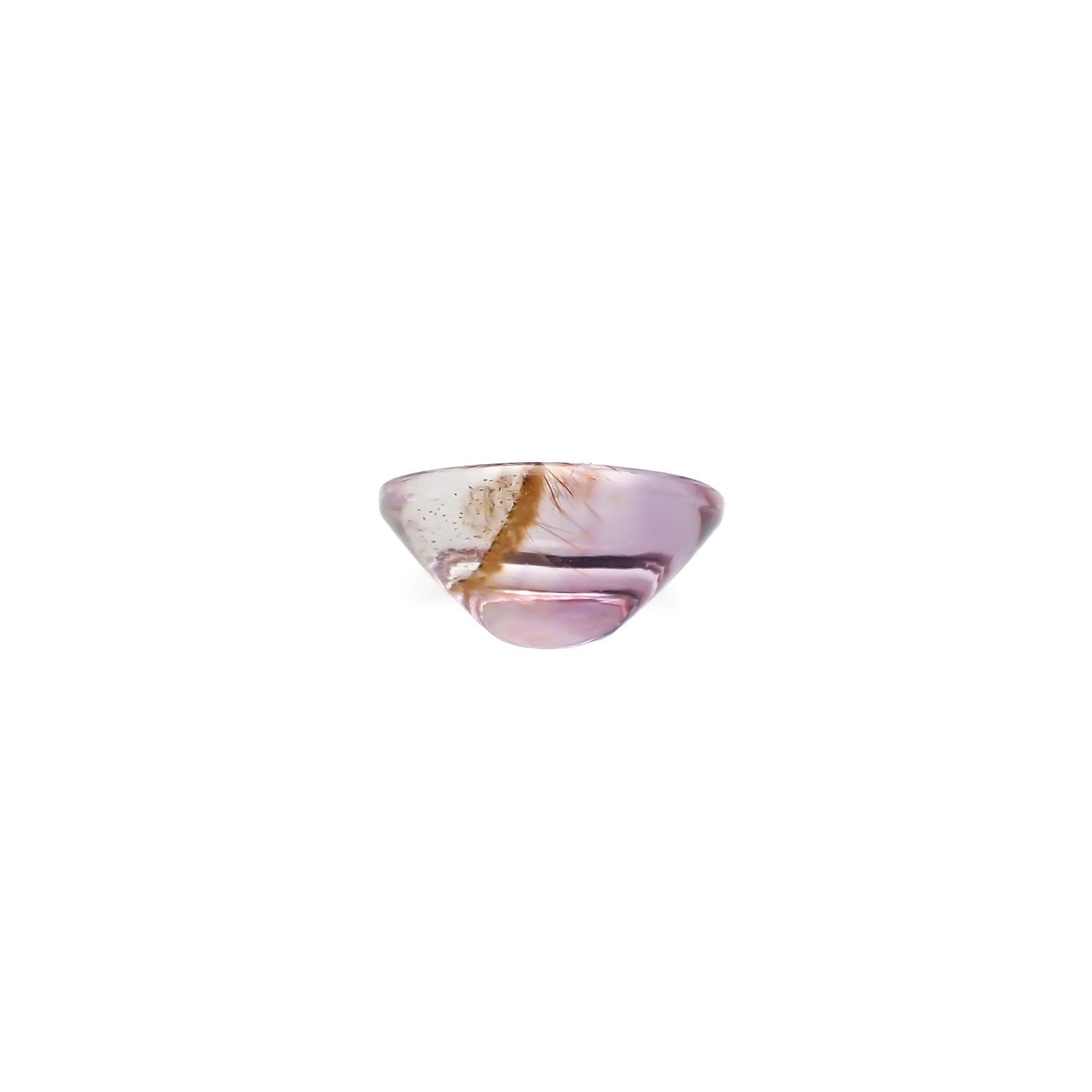 ゲーサイトインアメジスト ブラジル産 4.99ct[230119791]13.3x10.3mm前後