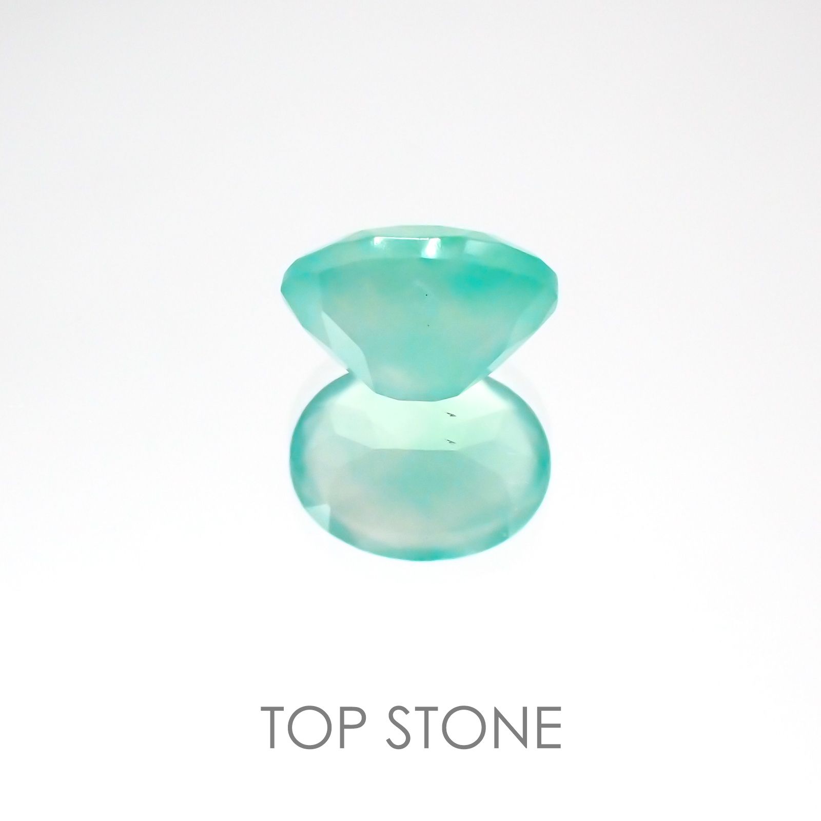アクアプレーズ 南アフリカ産 ルース 1.37ct[20118314]8.2×6.3mm前後