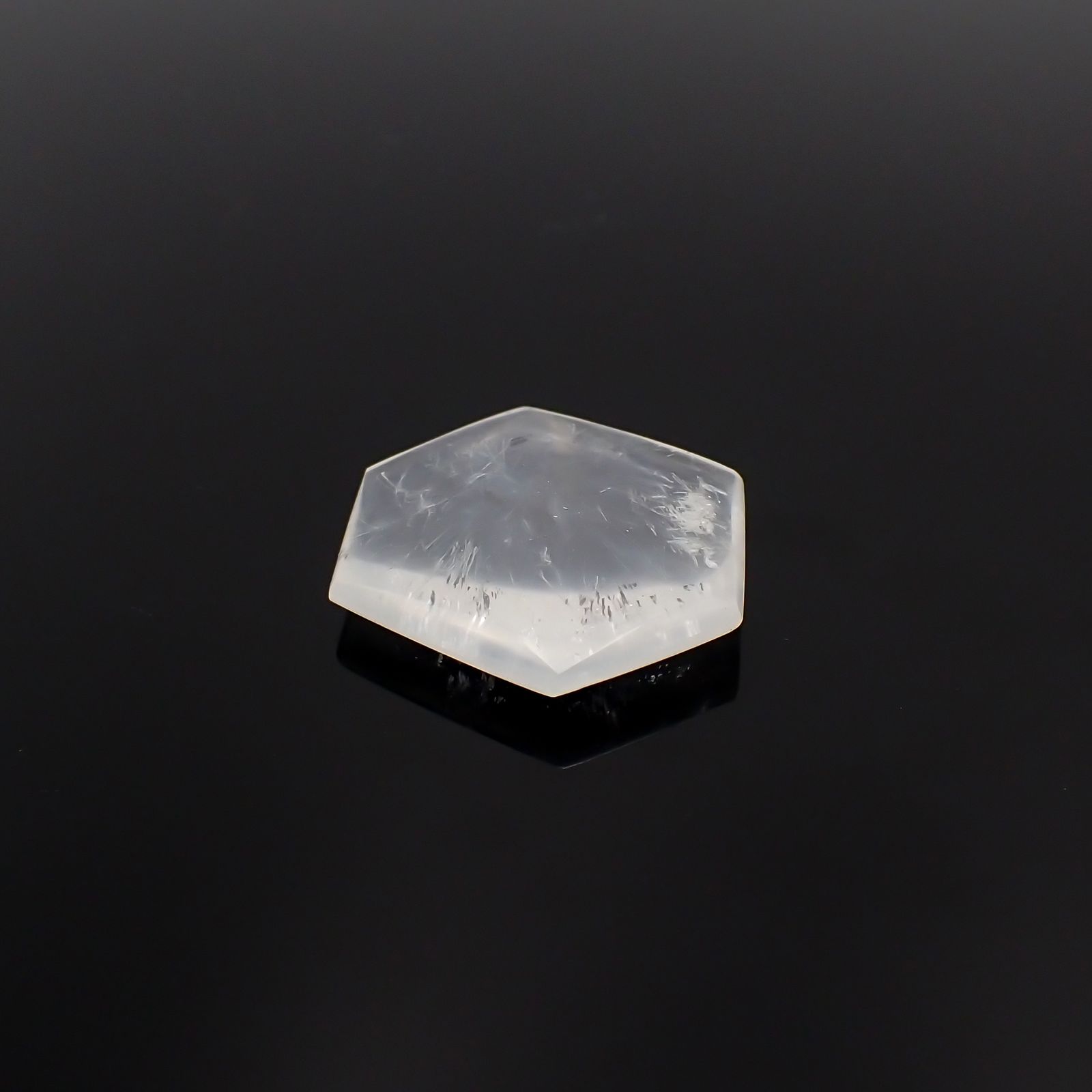 トラピッチェクォーツ 偏光板2枚付き コロンビア・ボヤカ産 20.66ct[230823250]23.2x20.9mm前後