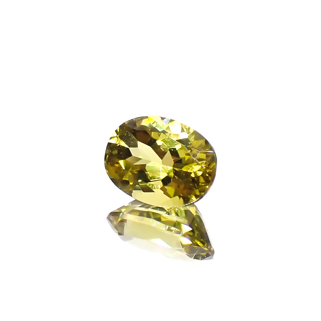 カナリートルマリン ザンビア・カナリー鉱山産 0.88ct[230823142]7x5.1mm前後