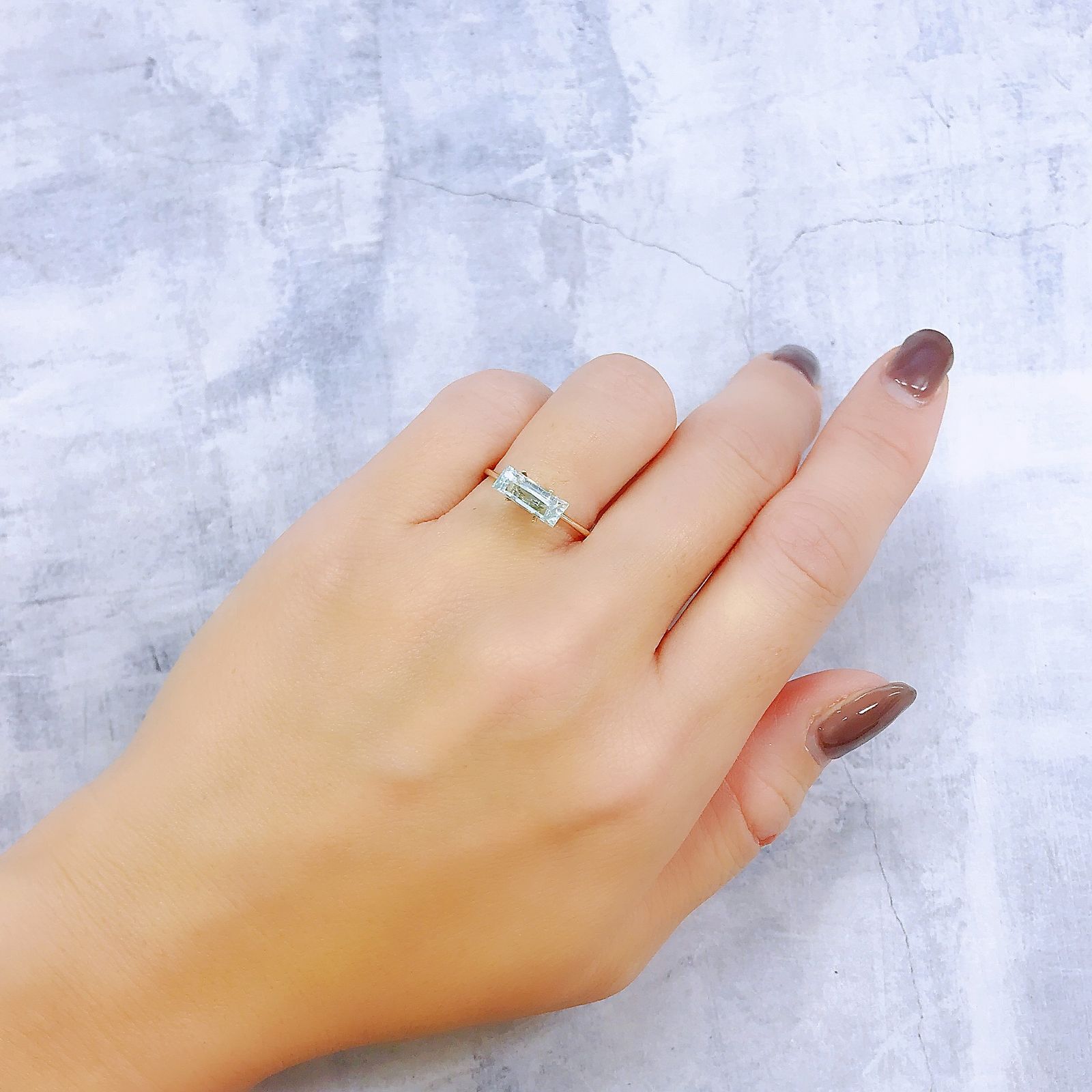パライバトルマリン モザンビーク産 1.39ct[221018237]9.8x3.8mm前後