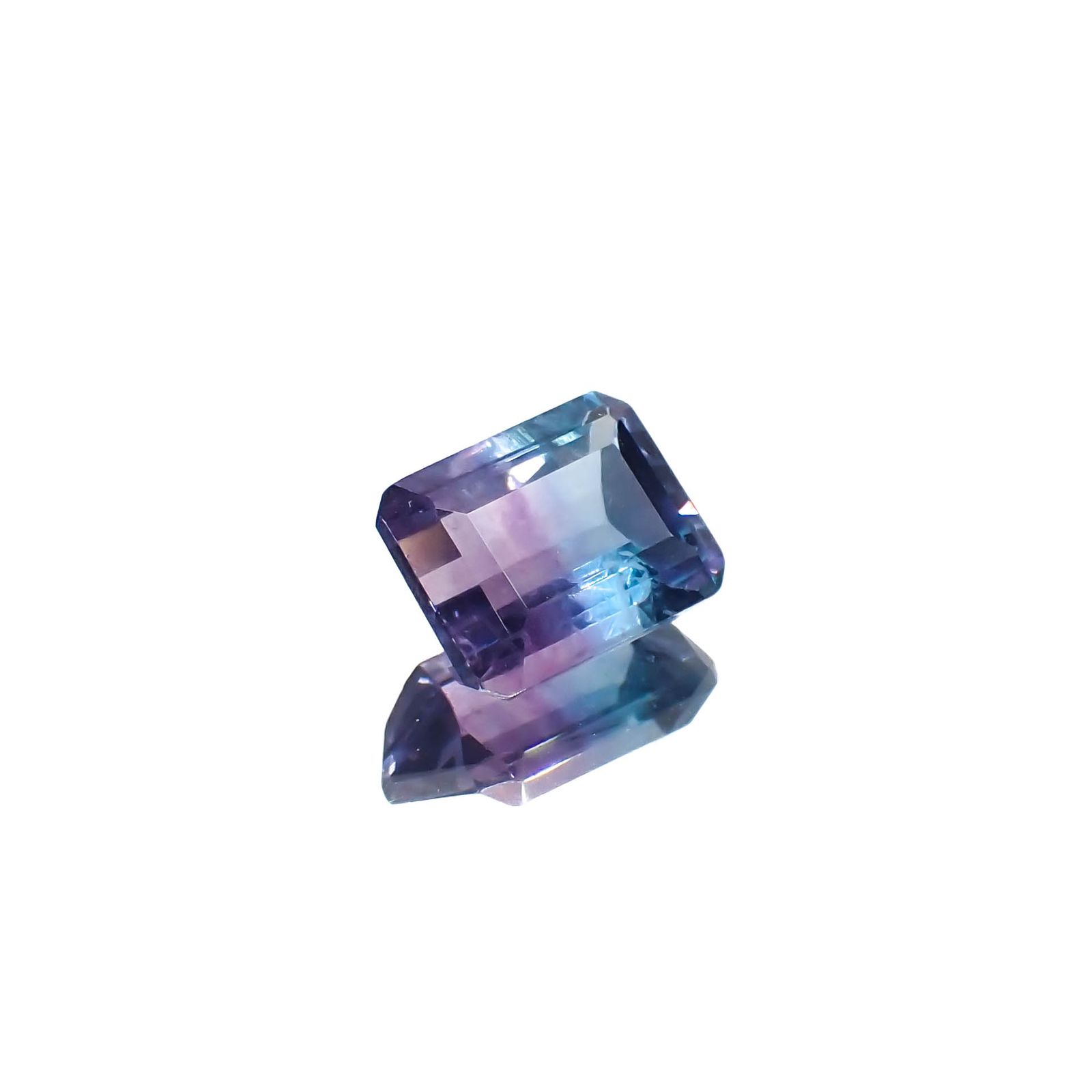 パーティカラーフローライト ブラジル産 2.95ct[230421752]9x7mm前後