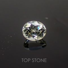 リューコガーネット(宝石名ホワイト グロッシュラー・ガーネット) ビルマ産 0.24ct 識別済[19111483]4×3.3mm前後