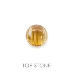 ルチルクォーツ ブラジル産 ルース 1.66ct[20084483]7.3×7.2mm前後