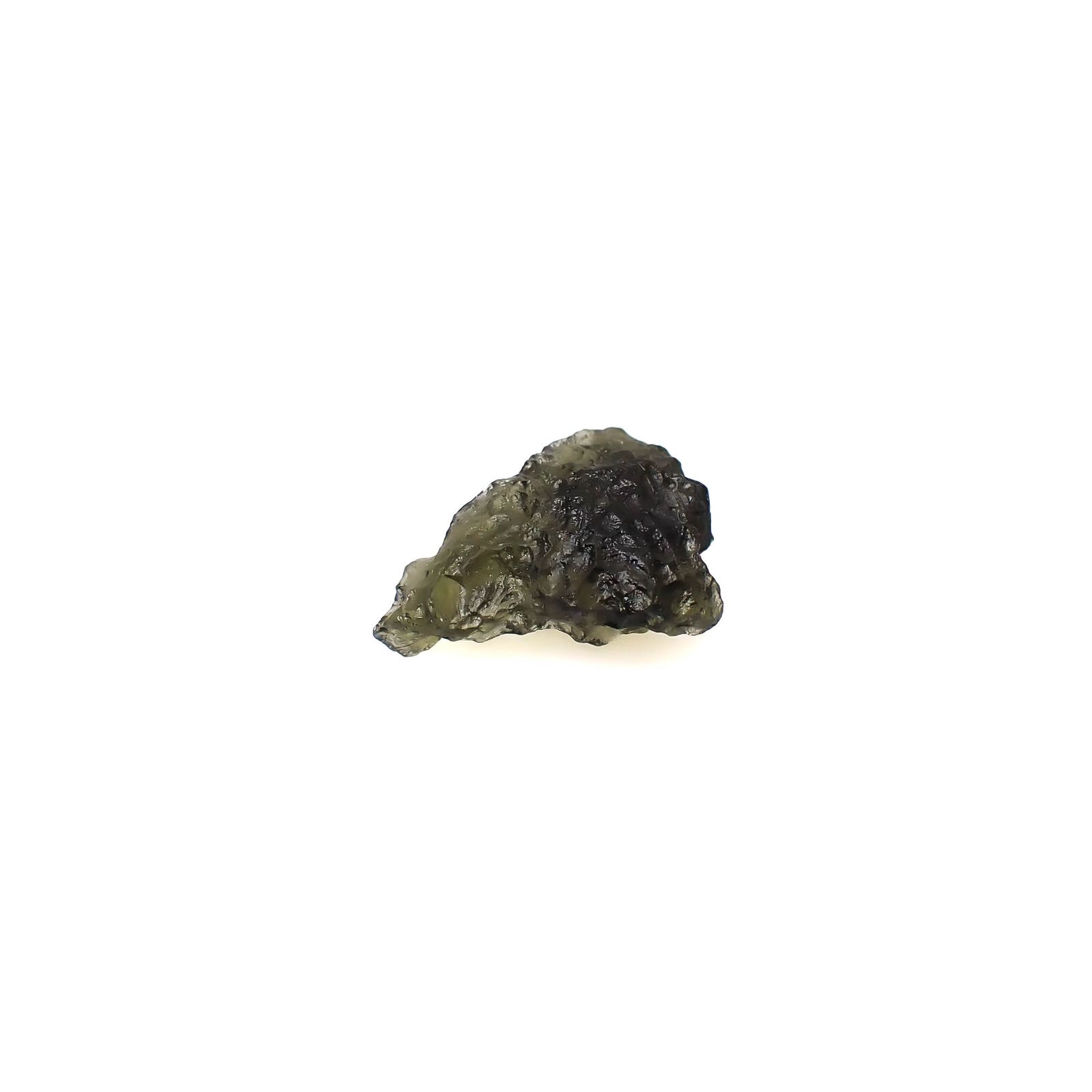 モルダバイト 原石 発見地：旧チェコスロバキア 5.66ct [241029292]18.2x13.7mm前後