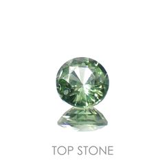 グリーンジルコン(宝石名ジルコン)スリランカ/カンボジア産 0.49ct 識別済[230220686]4.7x4.6mm前後