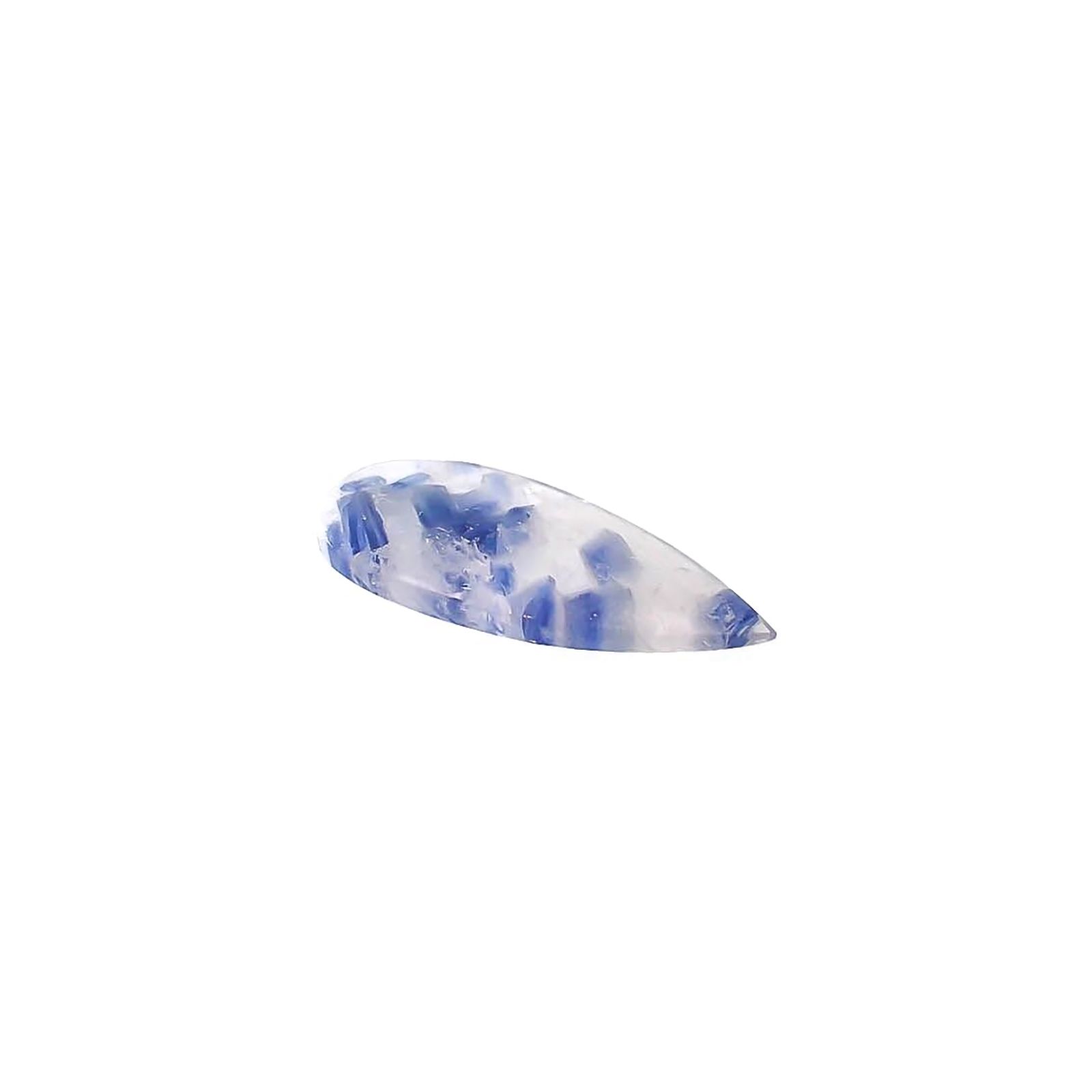 カイヤナイトインクォーツ ブラジル産 14.18ct / 31x14.3mm前後 [260421613]