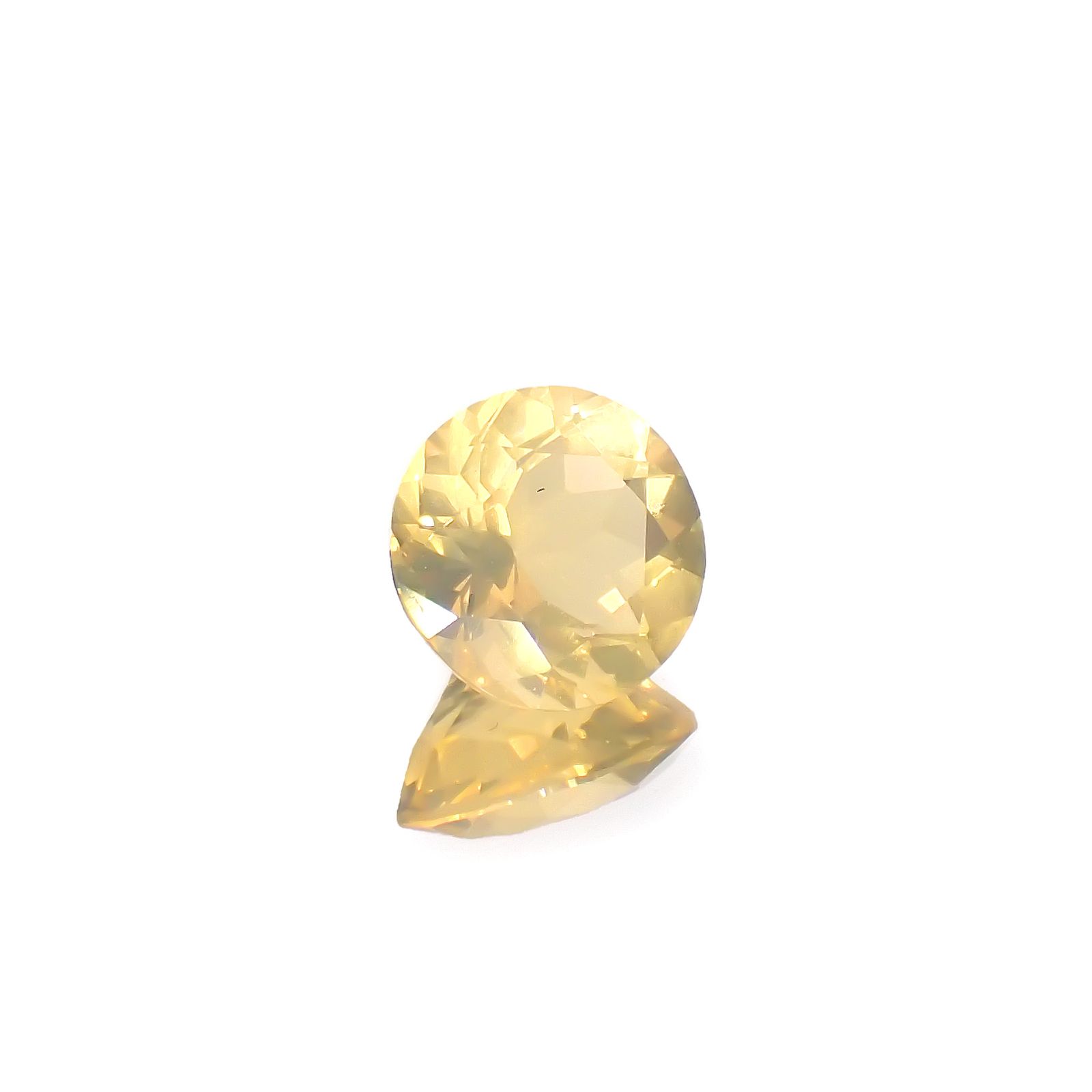 イエローオパール メキシコ産 1.01ct[240226194]7.3x7.3mm前後