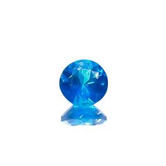ネオンブルーアパタイト マダガスカル産 0.50ct[231224991]4.9x4.9mm前後