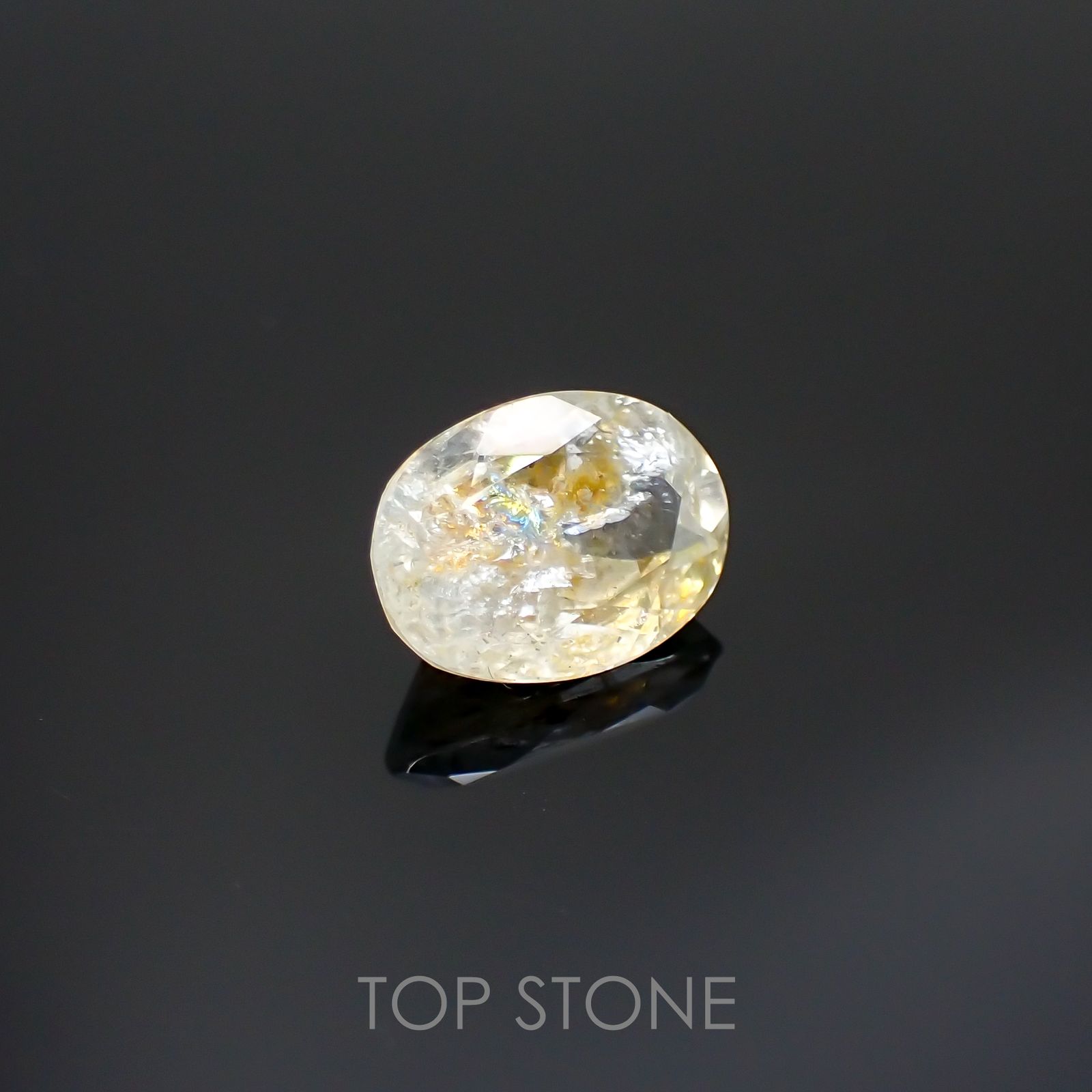 オーロラアクアマリン ブラジル産 2.31ct[220114388]10.2x7.6mm前後