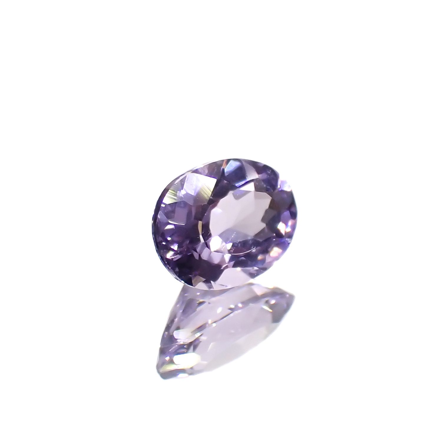 マリアライト(宝石名スキャポライト)スリランカ産 0.35ct 識別済[230421684]5.5x4mm前後