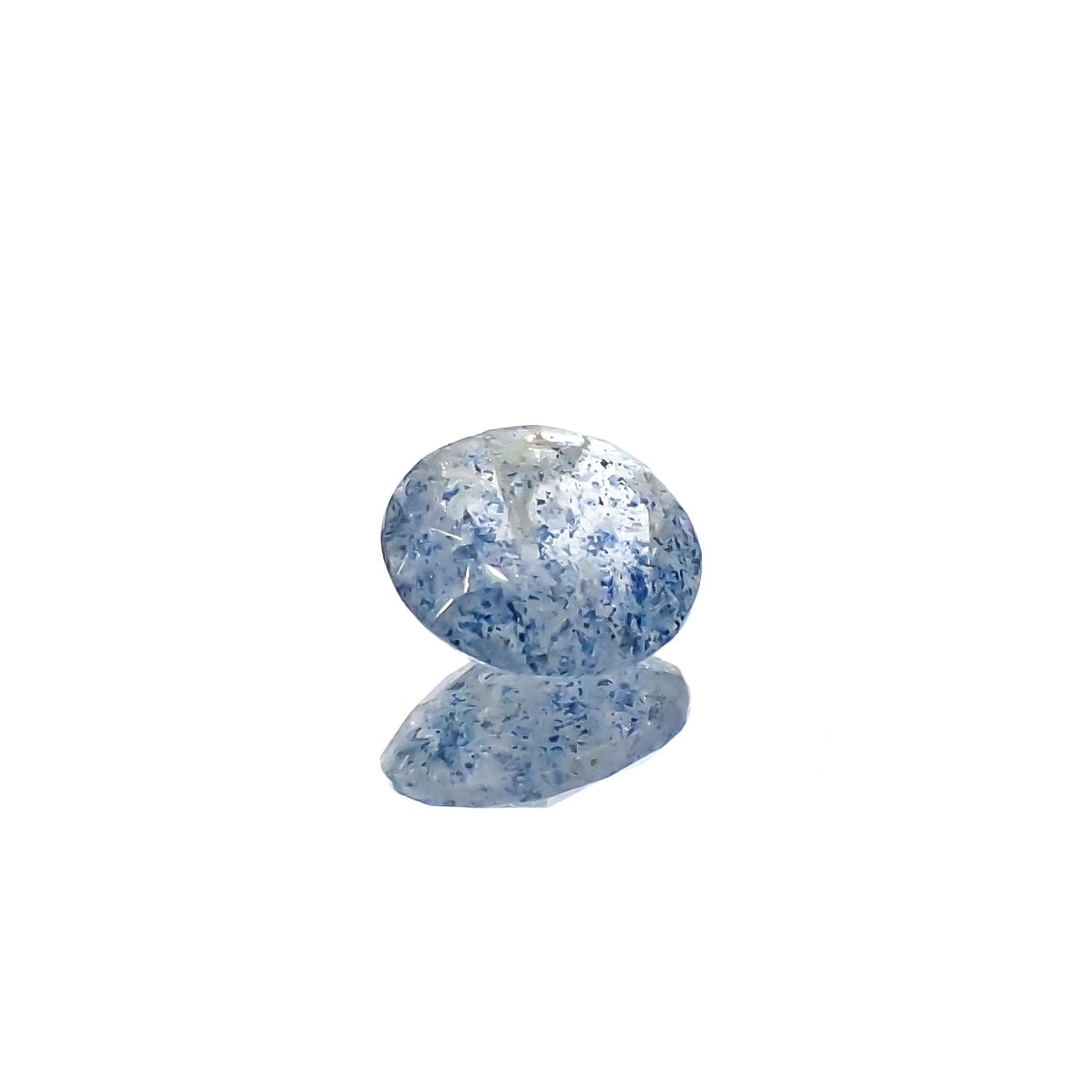 ラズライトインクォーツ アフガニスタン産 0.99ct[240125839]7.4x6.9mm前後