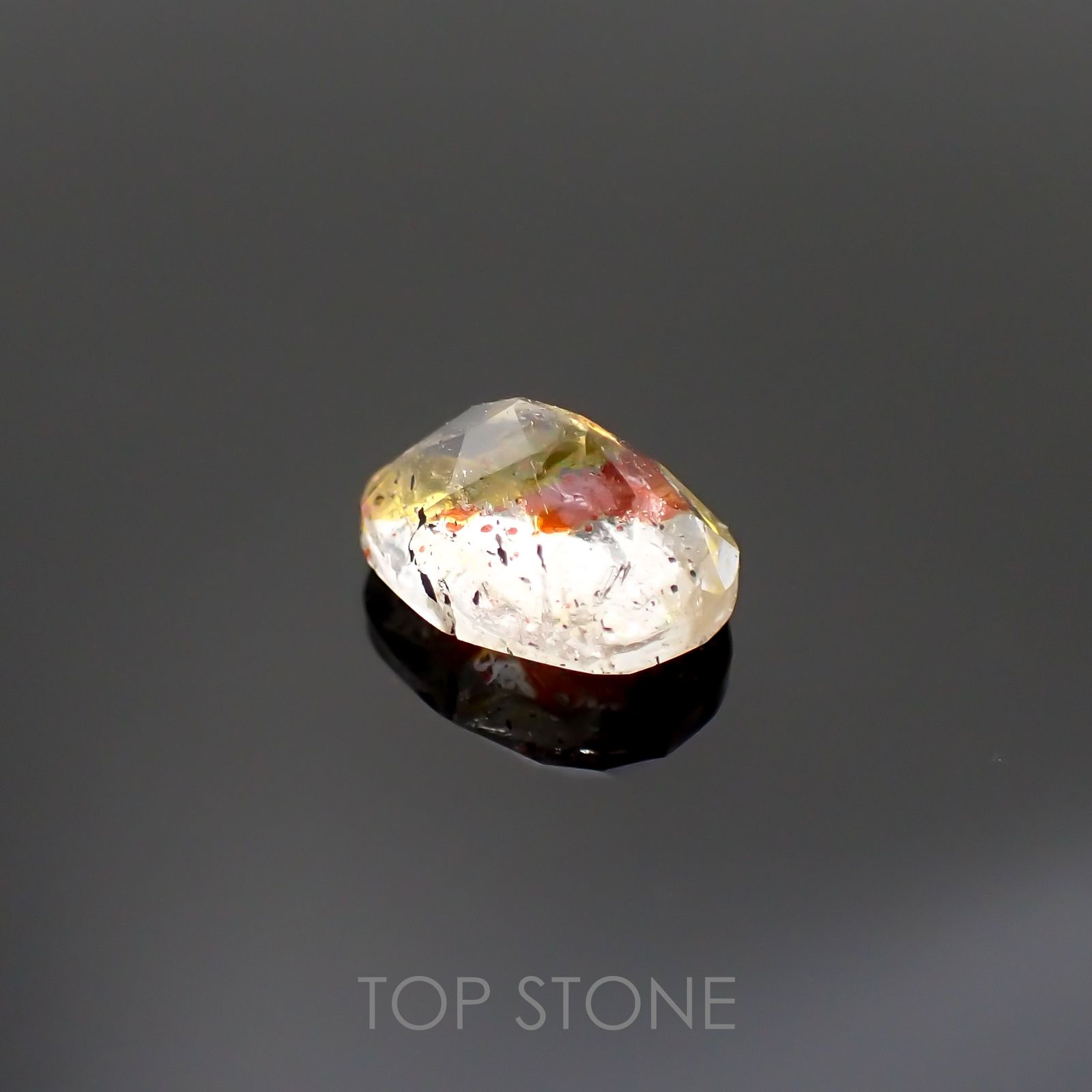 オーロラクォーツ ブラジル・ミナスジェライス産 1.32ct[220114383]8.1x6.2mm前後