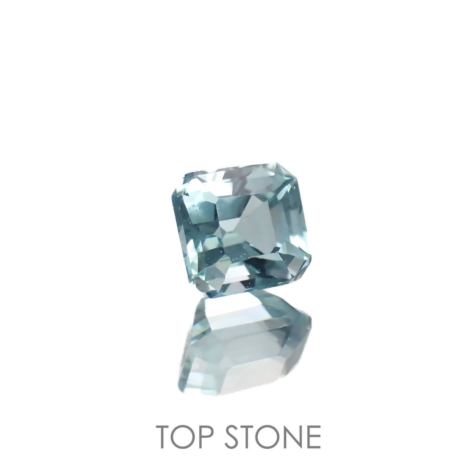 ブルートルマリン(宝石名トルマリン)アフガニスタン産 0.34ct 識別済[221018389]3.8x3.6mm前後
