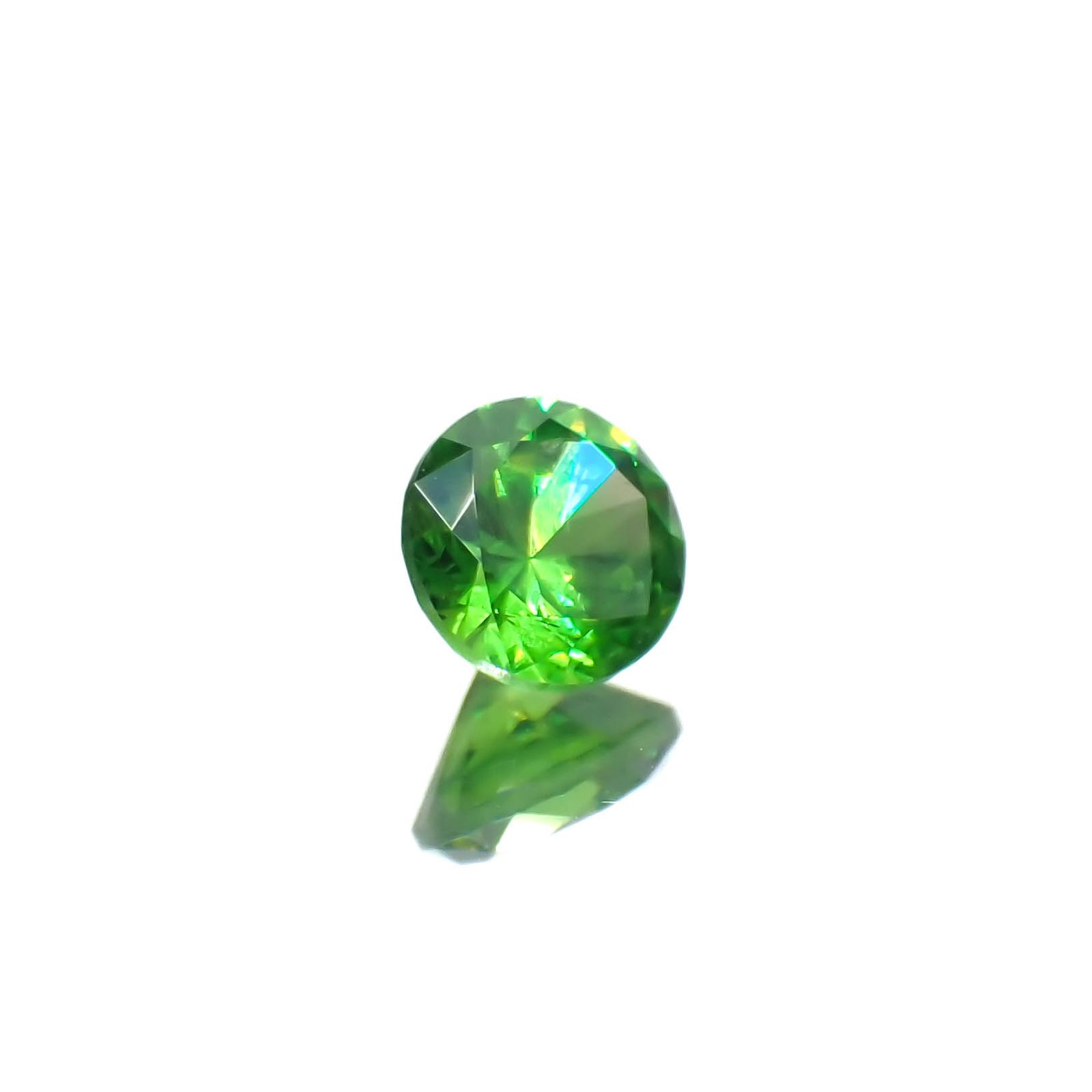 デマントイドガーネット ロシア産 0.42ct[231224559]4.4x4.4mm前後