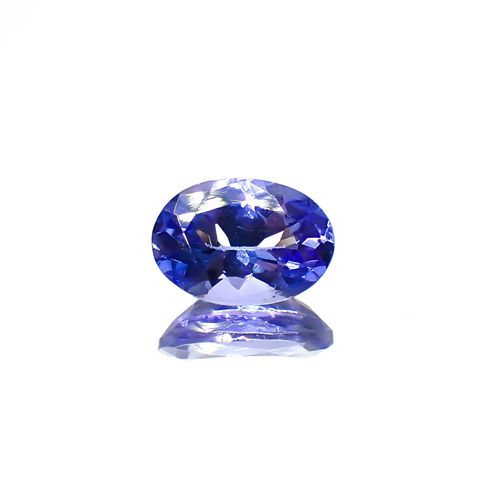 タンザナイト(宝石名タンザナイト)タンザニア産 0.80ct 識別済[230120205]7.1x5mm前後