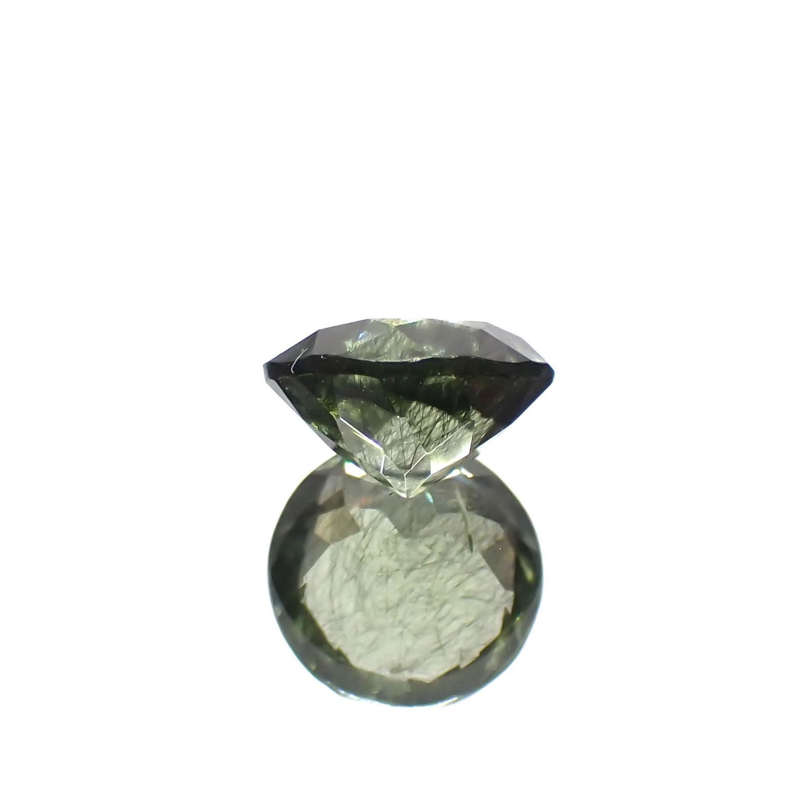 ルドウィジャイトインペリドット パキスタン産 1.48ct[221219512]7.3x7.1mm前後