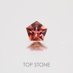 ◇ペンタゴンカット◇ピンクトルマリンSA(宝石名トルマリン) ブラジル/アフリカ産 0.094ct 識別済[21019137]3×3mm前後