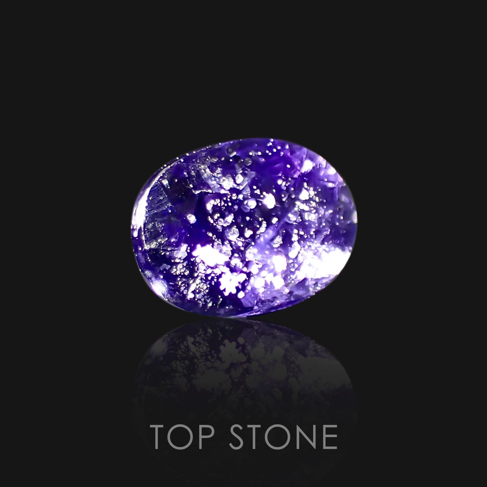 アイオライトサンストーン ブラジル産 ルース 0.54ct[21049238]6.3×4.5mm前後