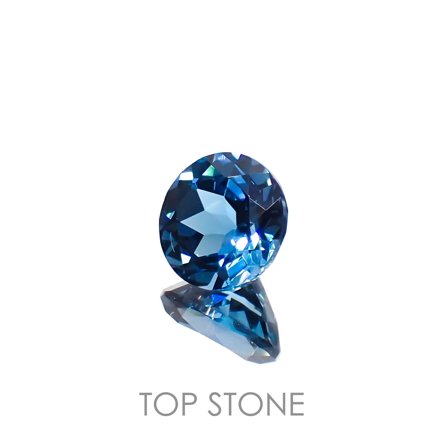 ロンドンブルートパーズ ブラジル産 1.62ct[221219301]7x7mm前後