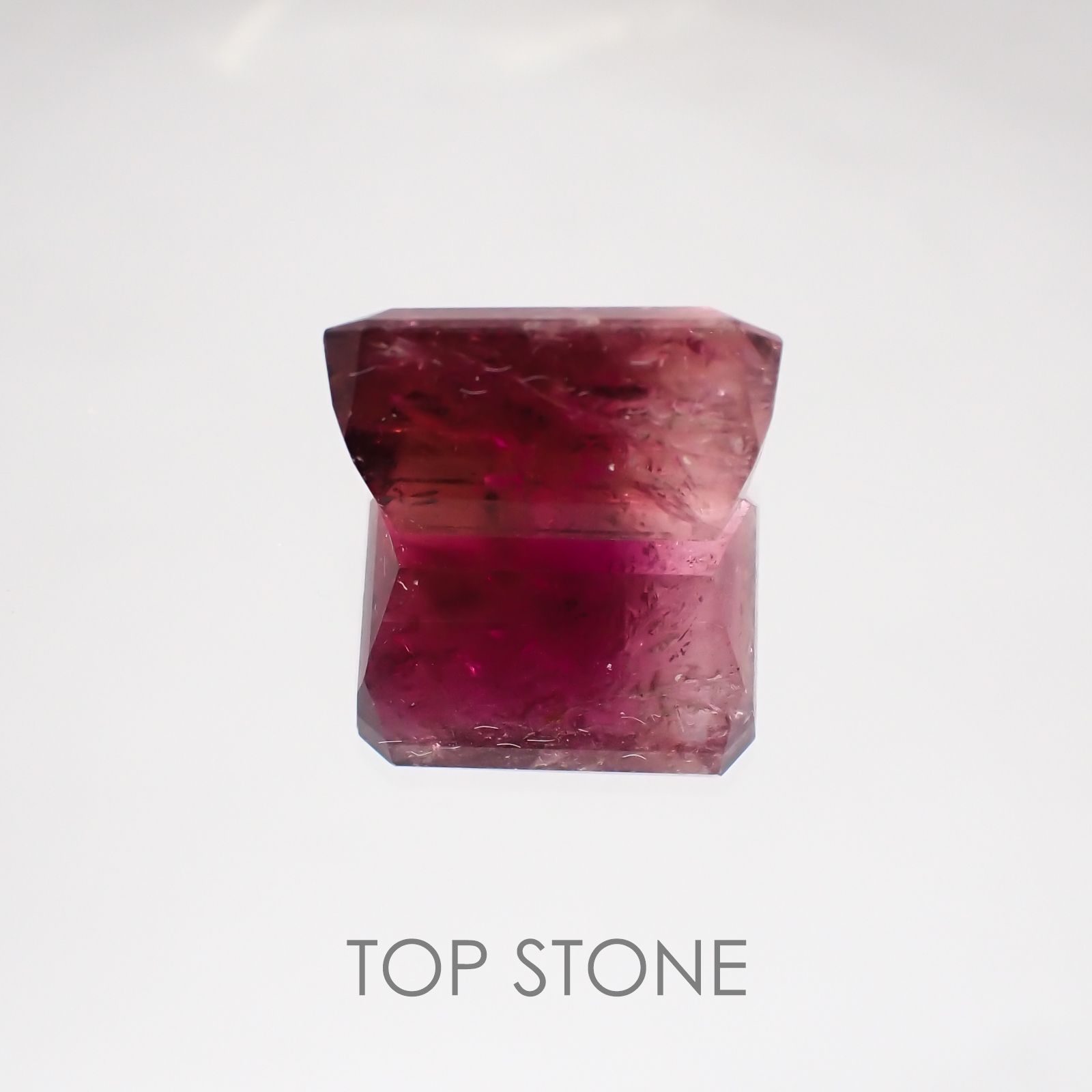バイカラートルマリン(宝石名バイカラー・トルマリン)ブラジル産 13.589ct ソ付(彩珠)[220717190]15.8x12.6mm前後