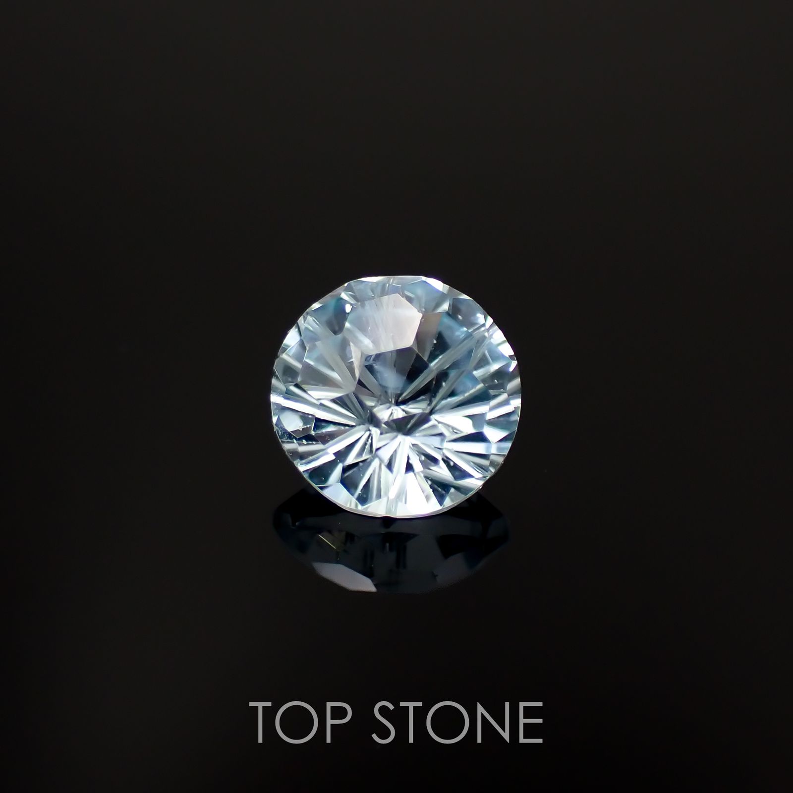 ◇カスタムカット◇ブルートパーズ ブラジル産 1.73ct[221219356]7x7mm前後