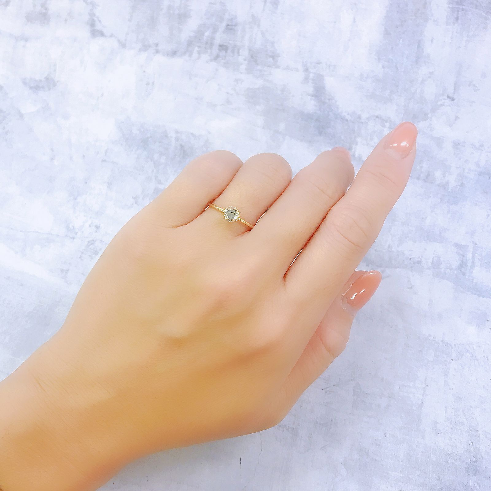 ゴッシェナイト ブラジル・ミナスジェライス州産 0.42ct[220917741]4.8x4.8mm前後