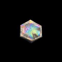 トラピッチェクォーツ 偏光板2枚付き コロンビア・ボヤカ産 35.80ct[230823253]28.8x26.2mm前後
