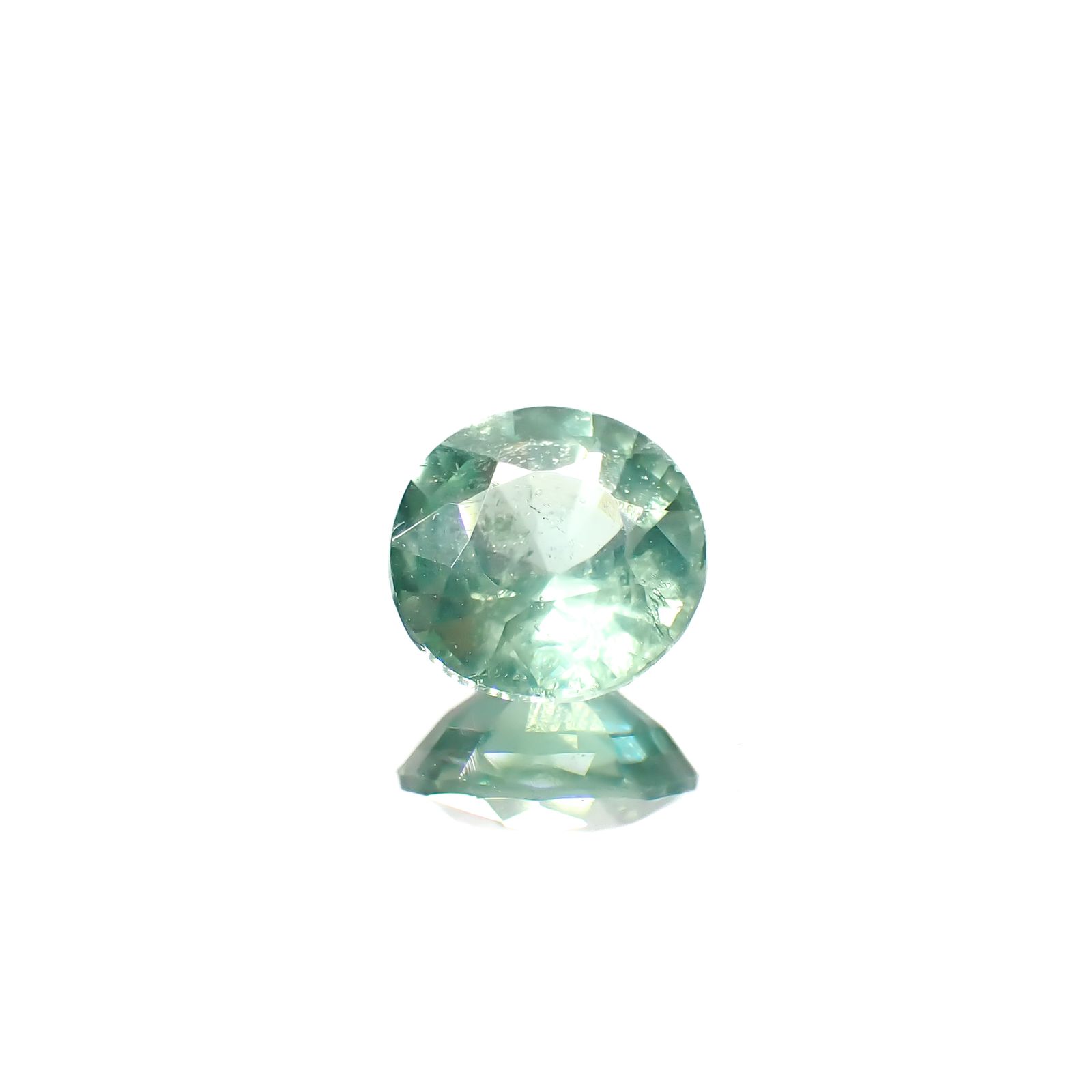 グリーンカイヤナイト タンザニア産 0.86ct[240928813]5.9x5.9mm前後