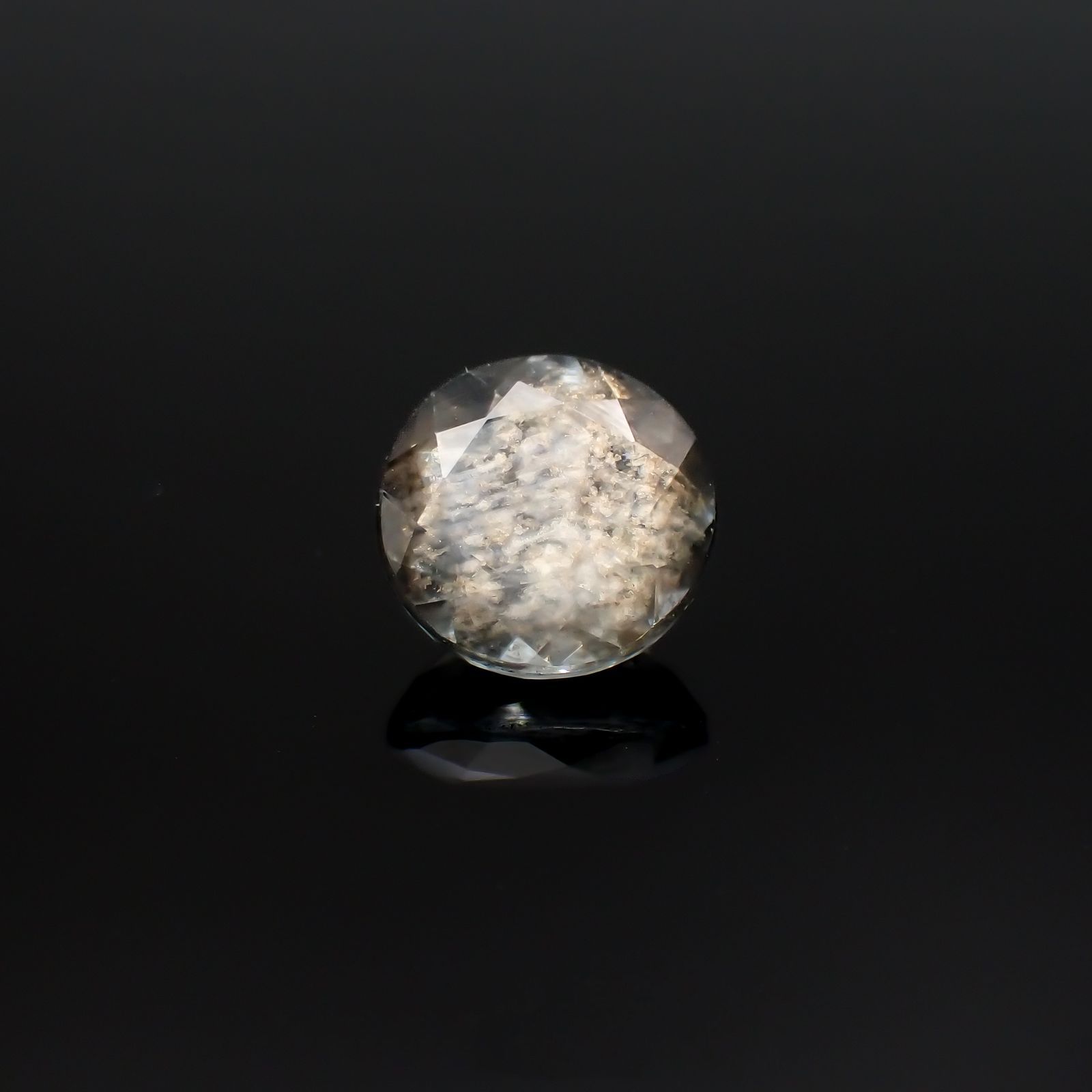 アベンチュリンアクアマリン ナイジェリア産 1.18ct[220917712]7x6.9mm前後