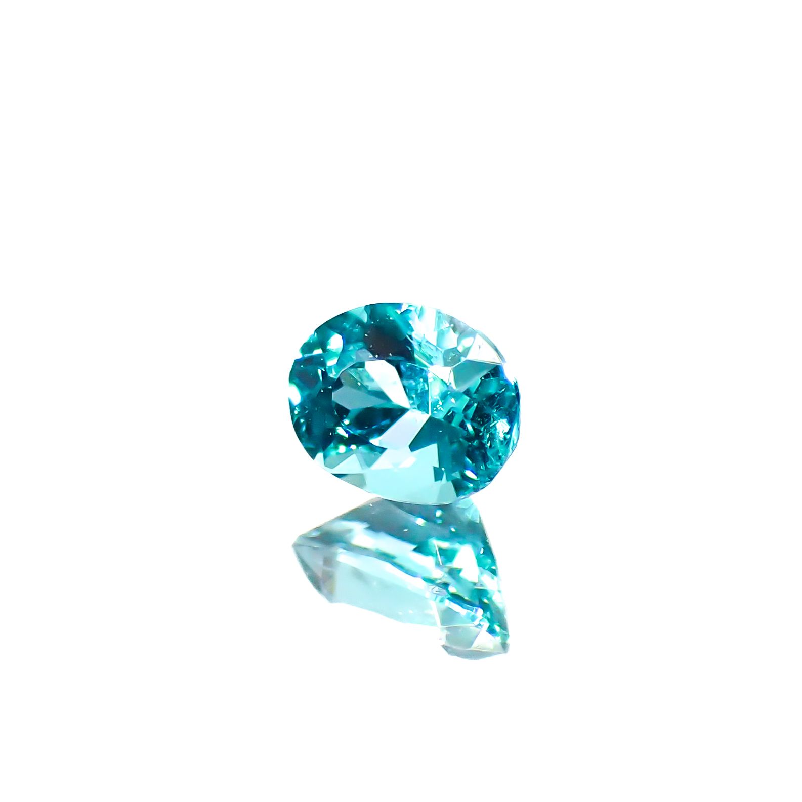 パライバトルマリン ブラジル・ムルング鉱山産 0.12ct[240928749]3.4x2.5mm前後