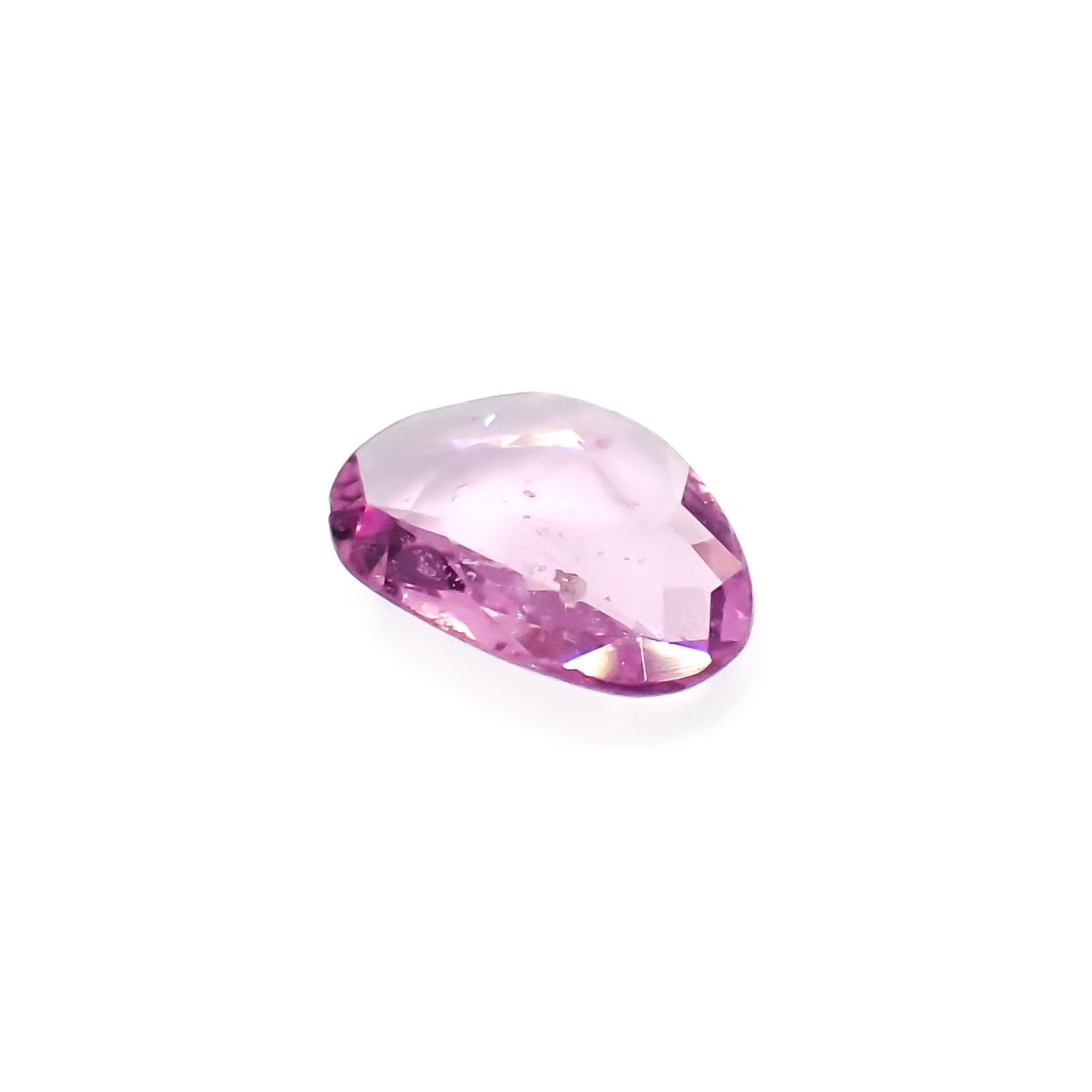 ◇ローズカット◇パープルピンクサファイア マダガスカル産 0.55ct[230722666]7.4x5.6mm前後