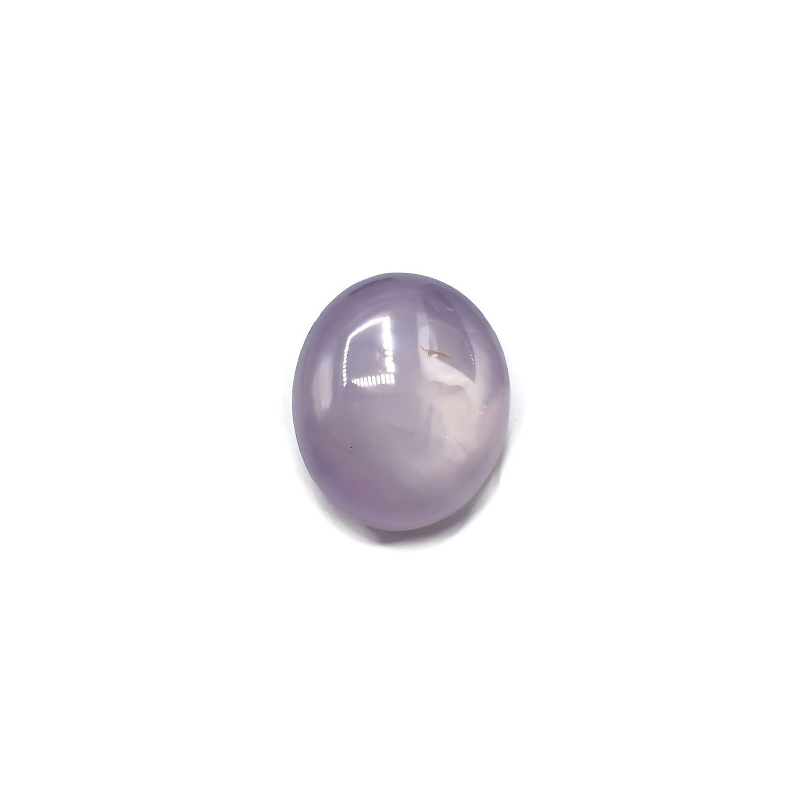 ブルースターサファイア(宝石名スター・サファイア) ビルマ産 ソ付(彩珠) 6.699ct / 11x9.3mm前後 [210310227]