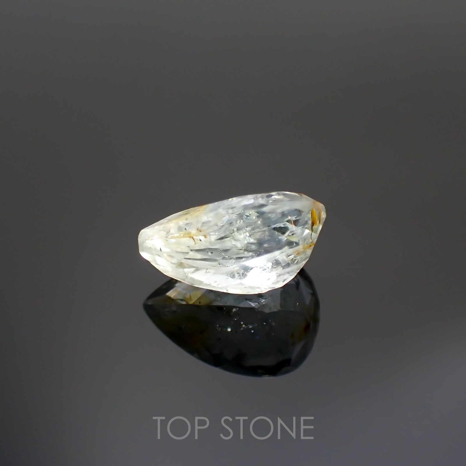 オーロラアクアマリン ブラジル産 2.96ct[220114401]11.4x8.2mm前後