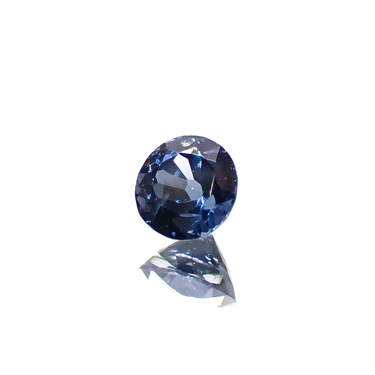 コバルトブルースピネル(宝石名ブルー・スピネル)タンザニア産 0.243ct ソ付(日独)[240928996]3.63x3.68mm前後