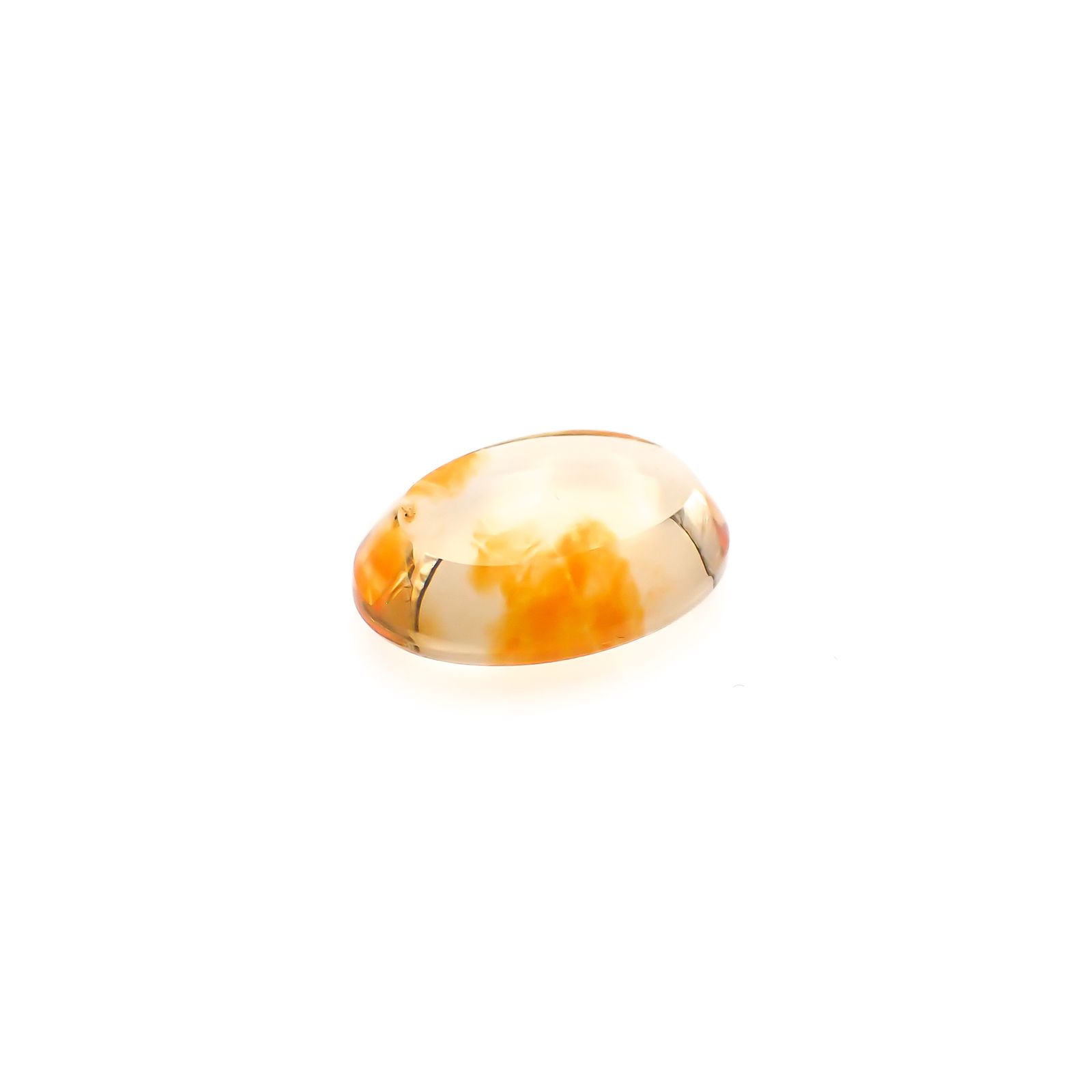 バイカラーファイヤーオパール メキシコ産 4.43ct[231224594]15.1x11.3mm前後