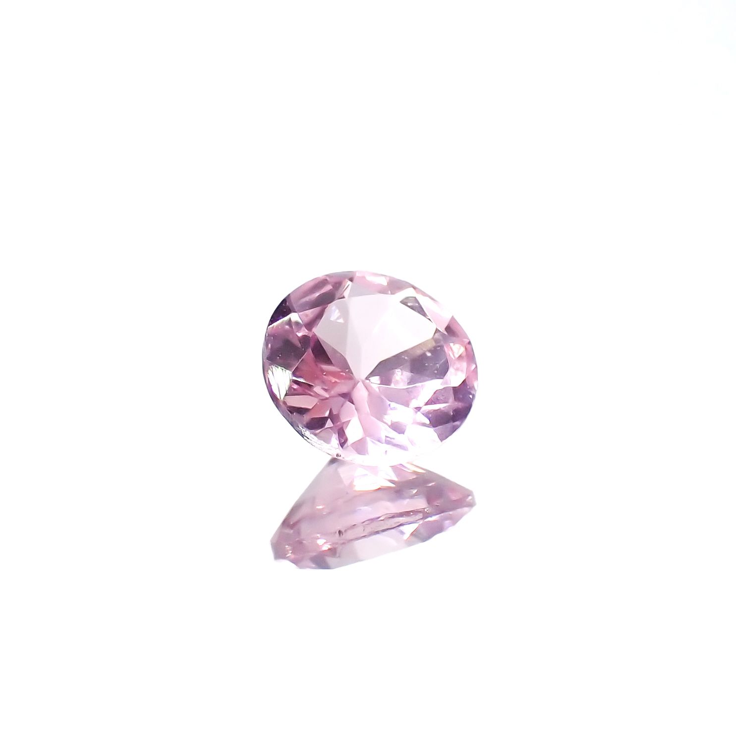 シルキーピンクスピネル タンザニア産 0.44ct[231224959]5x4.9mm前後