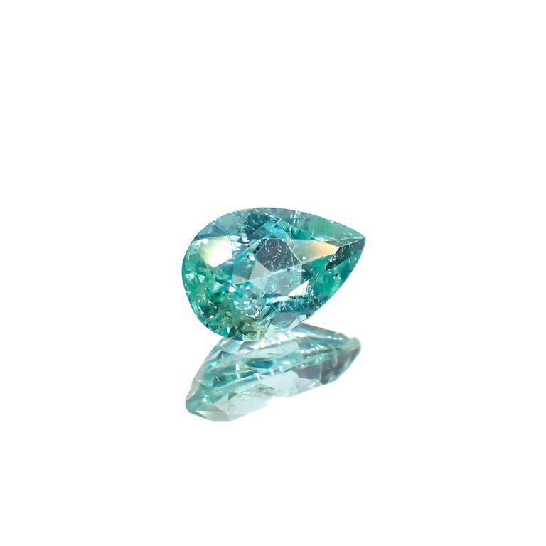 パライバトルマリン(宝石名トルマリン/別名パライバ・トルマリン)ブラジル・キントス鉱山産 0.23ct 識別済[221018837]5.3x3.4mm前後