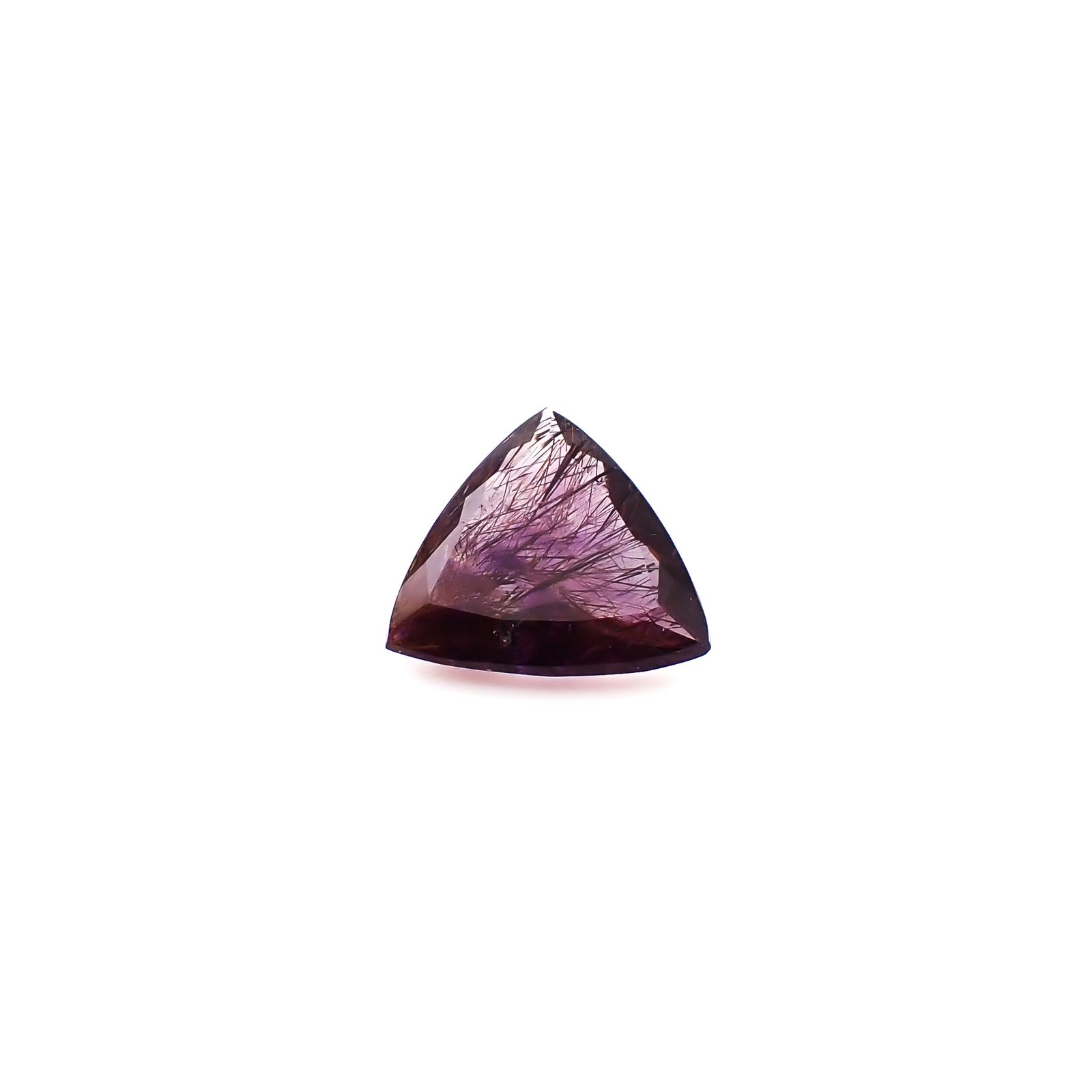 アメジストエレスチャル ブラジル産 4.61ct / 13.7x14mm前後 [260933033]