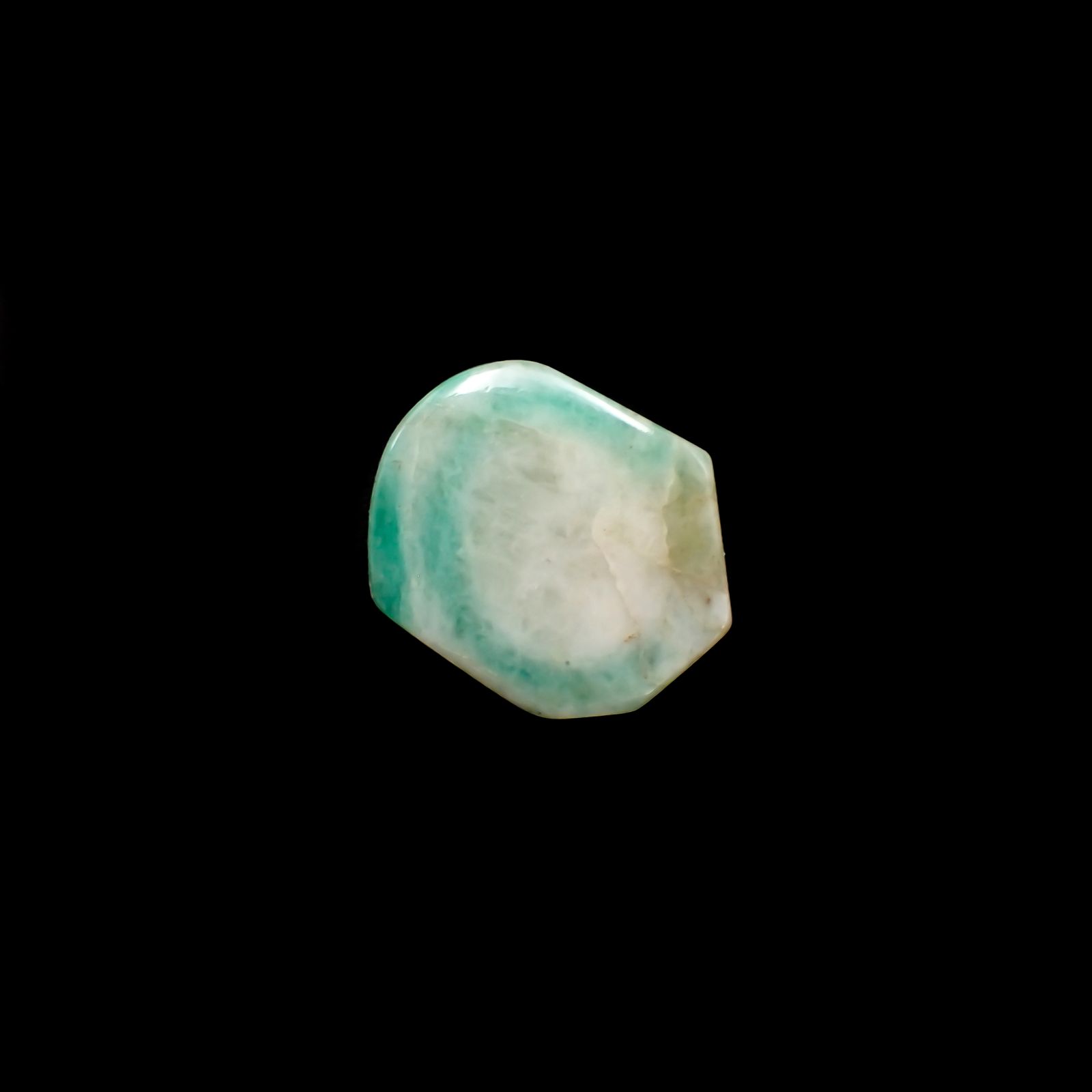 メロンベリル(宝石名ベリル)ブラジル産 12.34ct 識別済[230421721]20.9x16.9mm前後